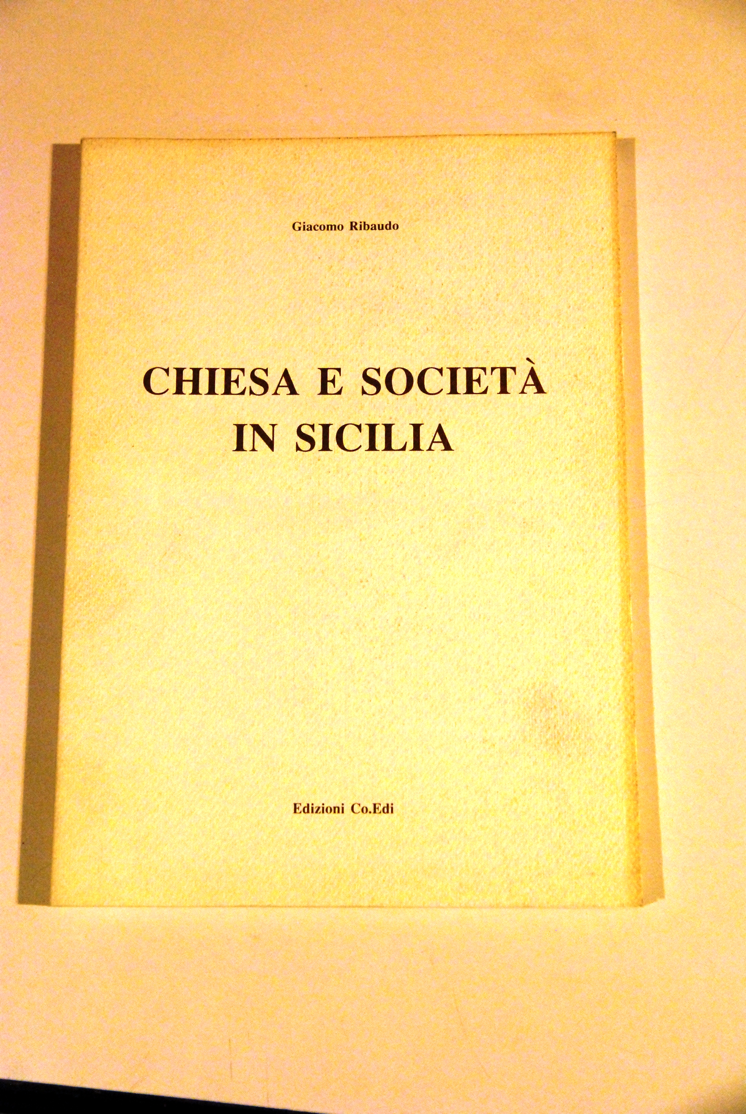 chiesa e società in sicilia NUOVO