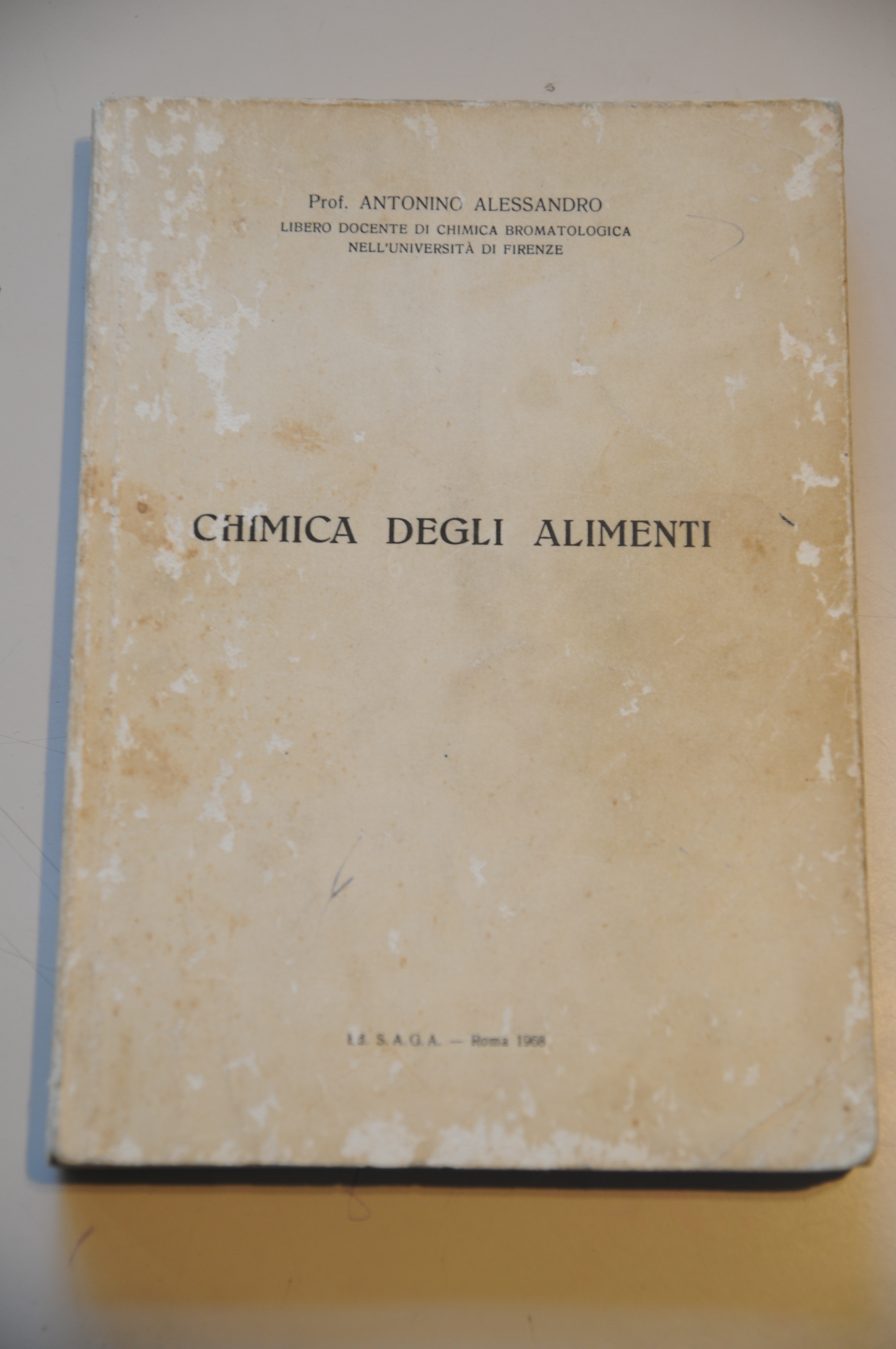 chimica degli alimenti (sottolineature a penna)