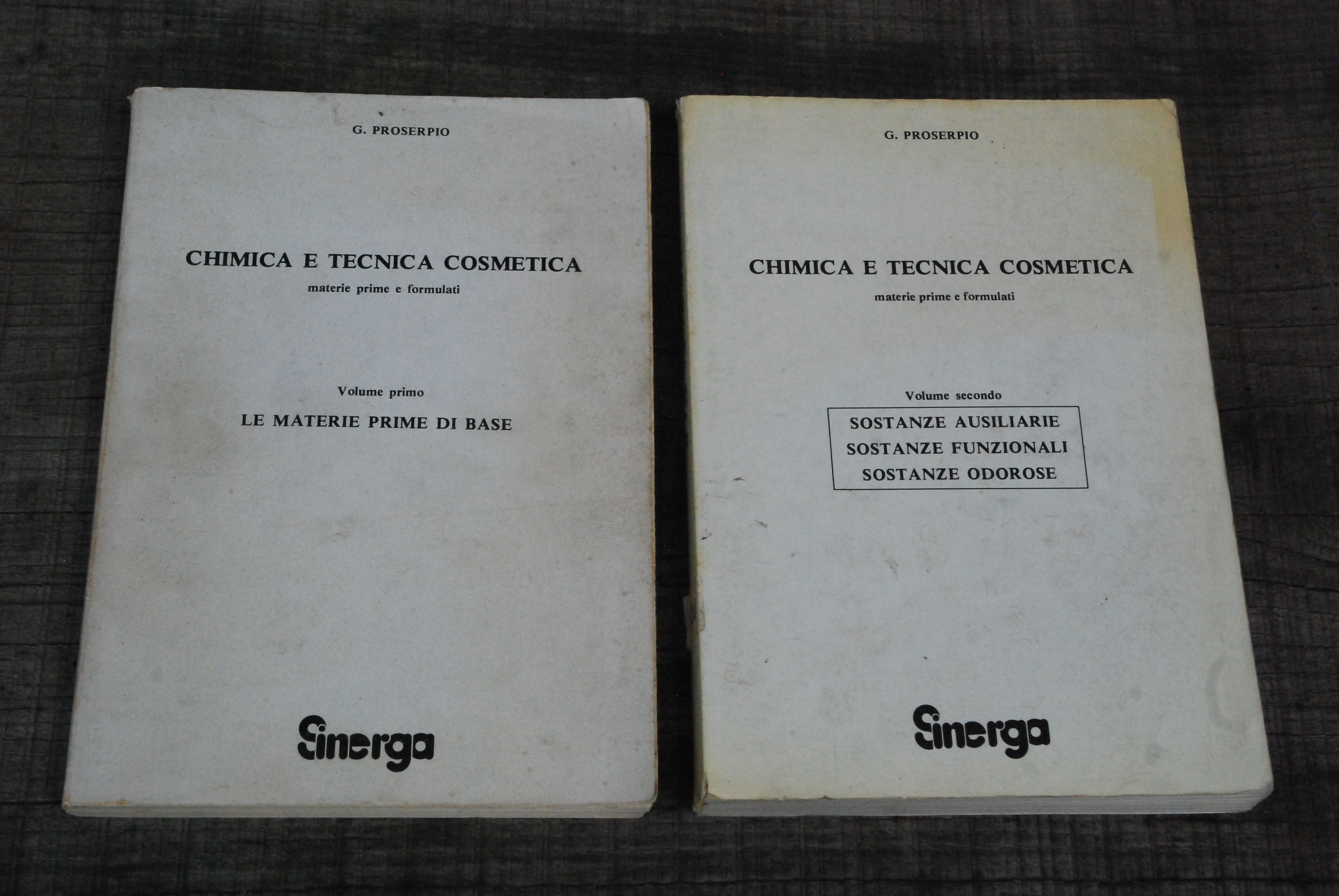 CHIMICA E TECNICA COSMETICA 2 voll. opera cpl.