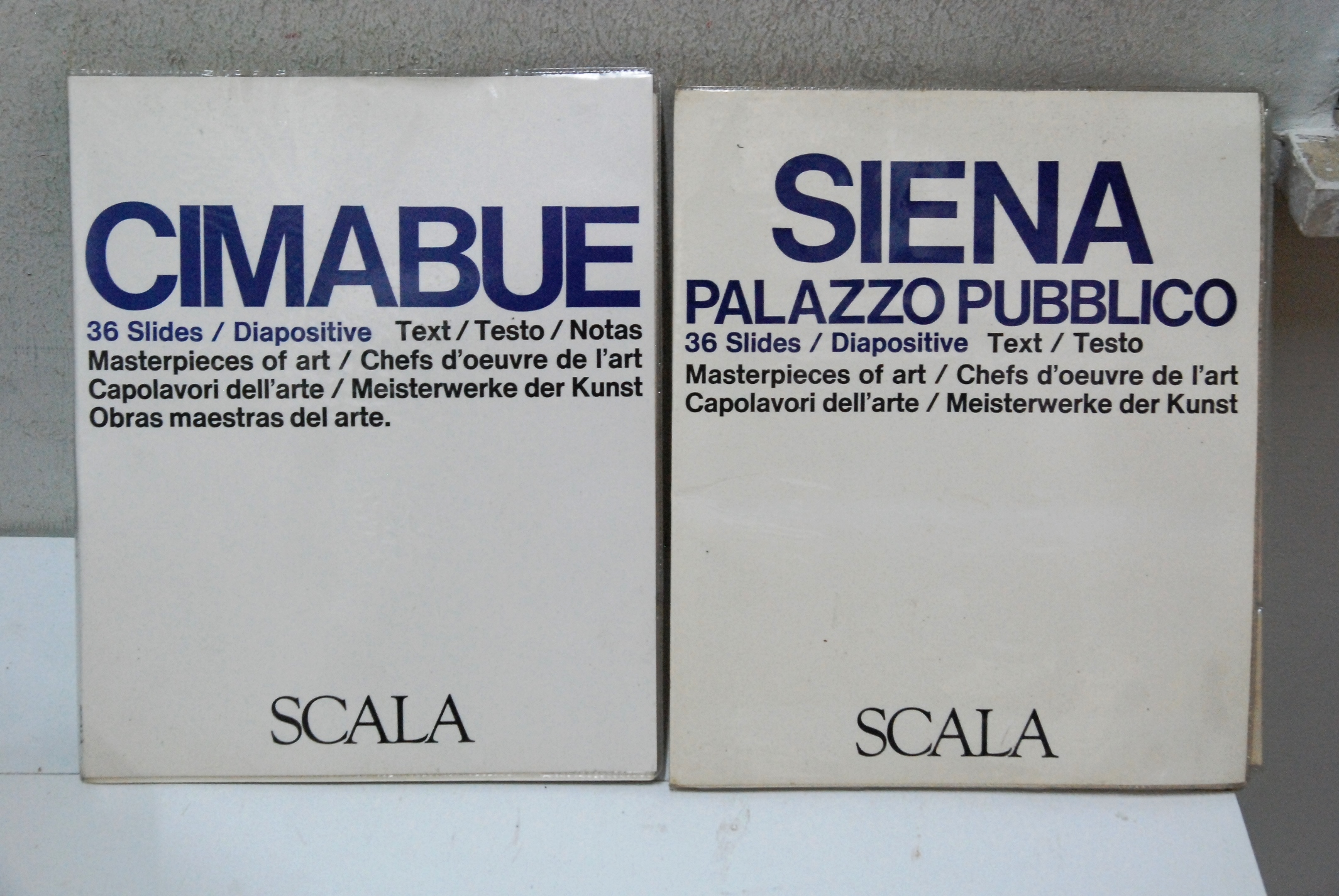 cimabue e siena palazzo pubblico 36 slides 2 voll. cpl. …