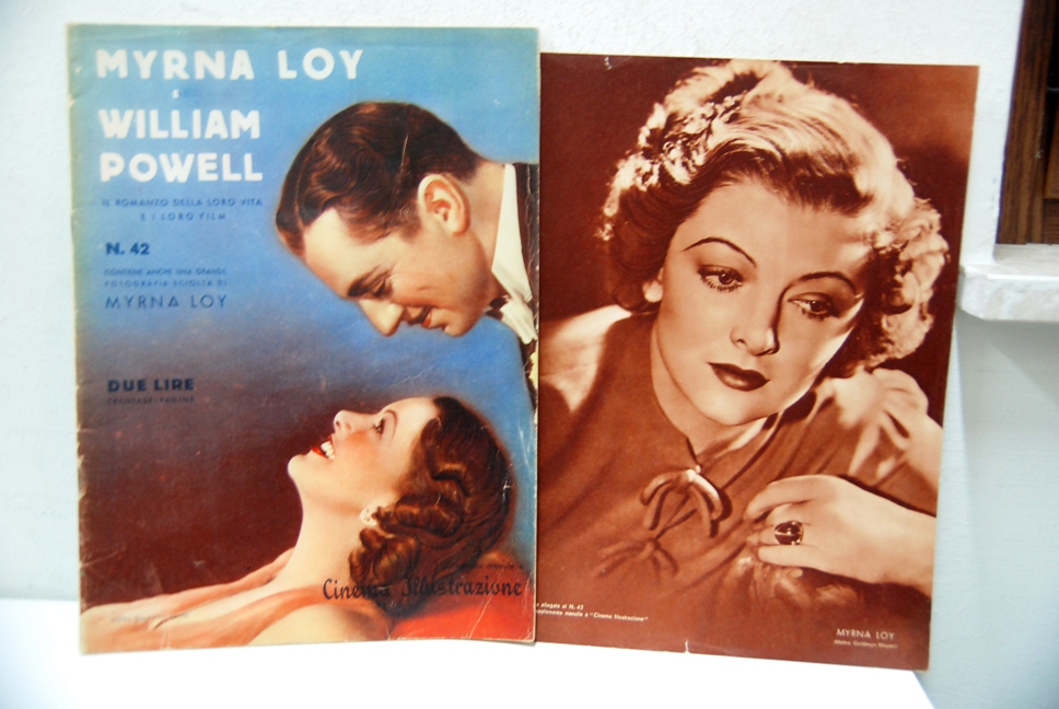 Cinema illustrazione - Myrna loy e William powell (con foto)