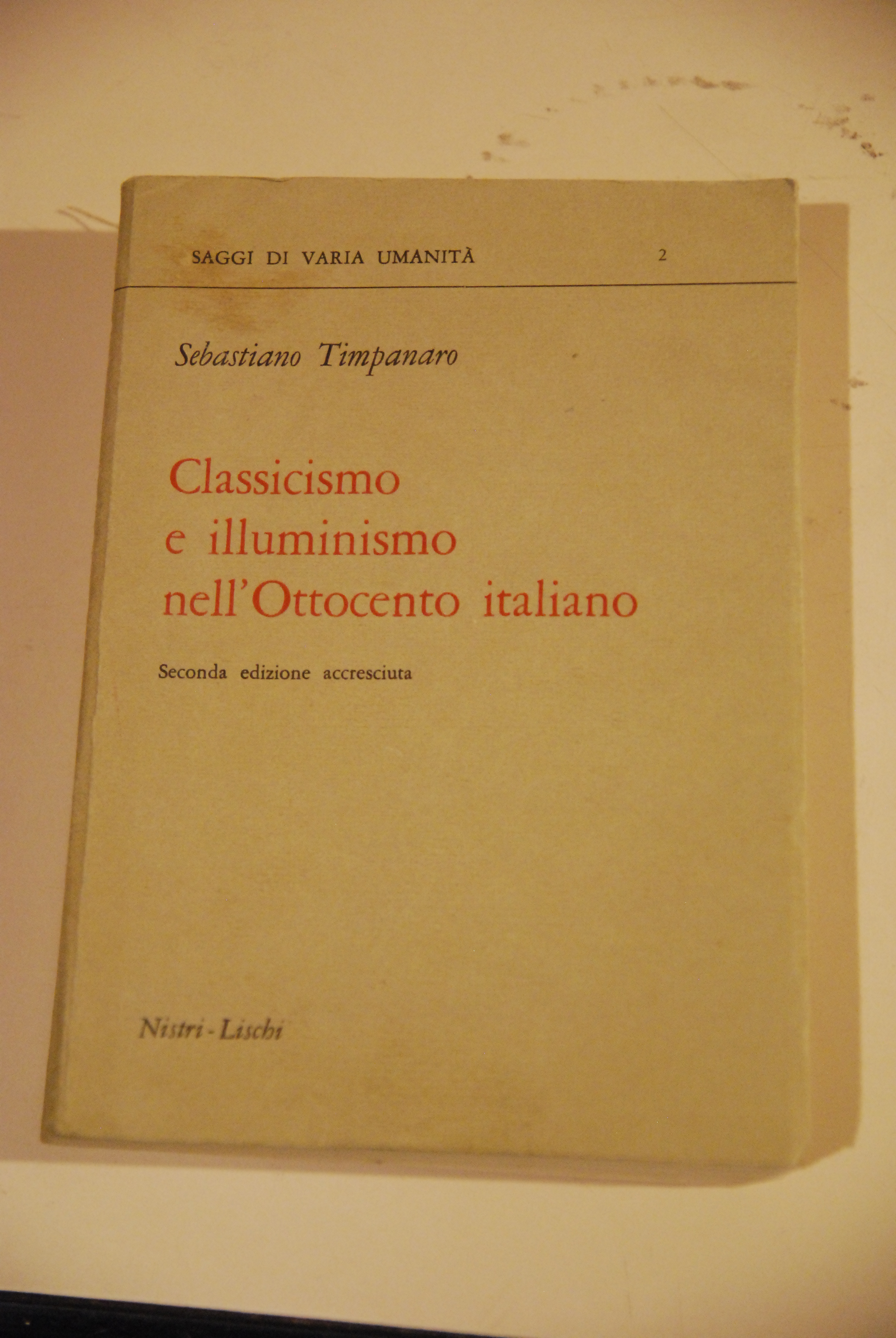 classicismo e illuminismo nell'ottocento italiano NUOVISSIMO