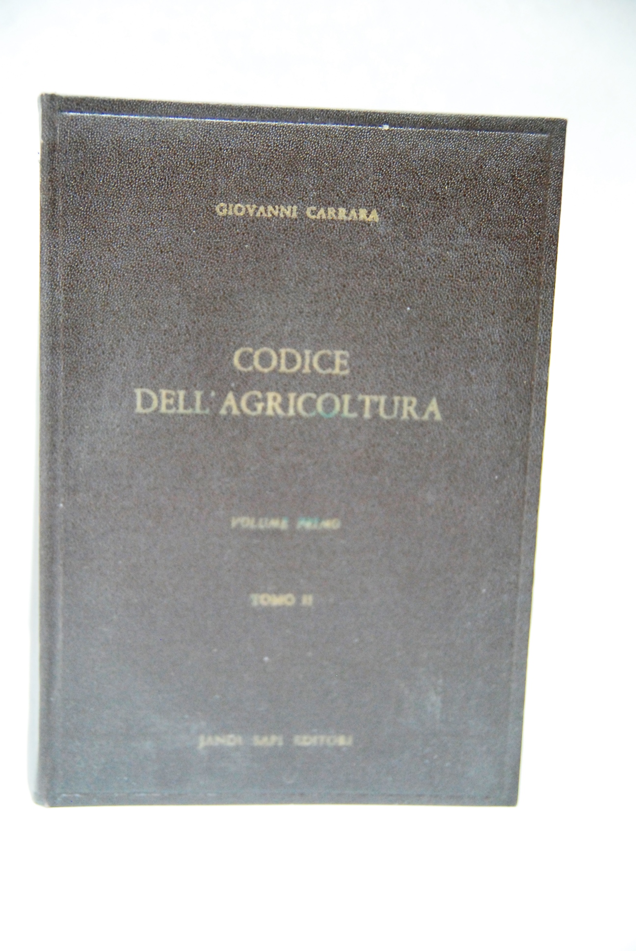 Codice dell'agricoltura volume 1, tomo 2