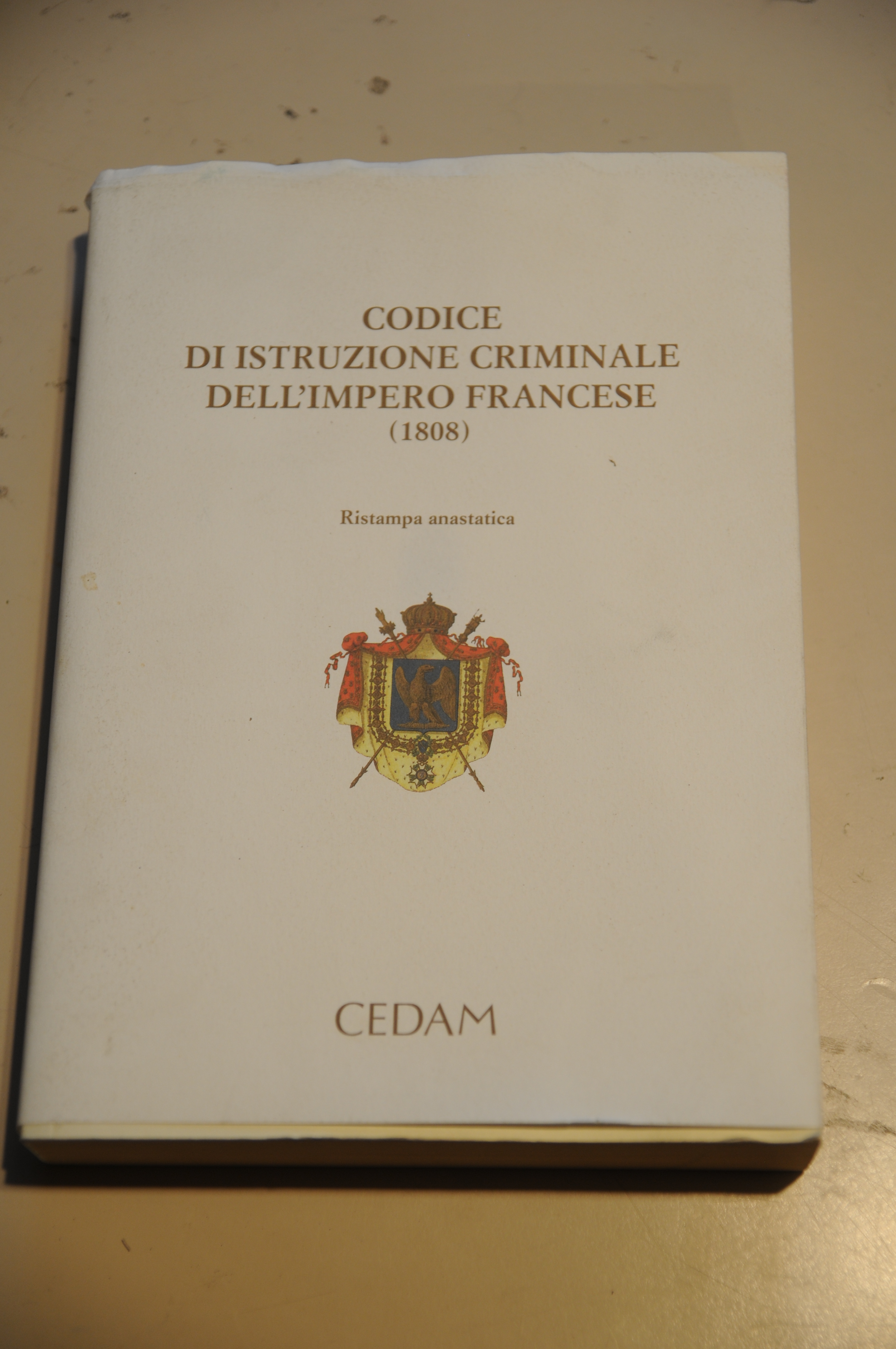codice di istruzione criminale dell'impero francese 1808 r.a.