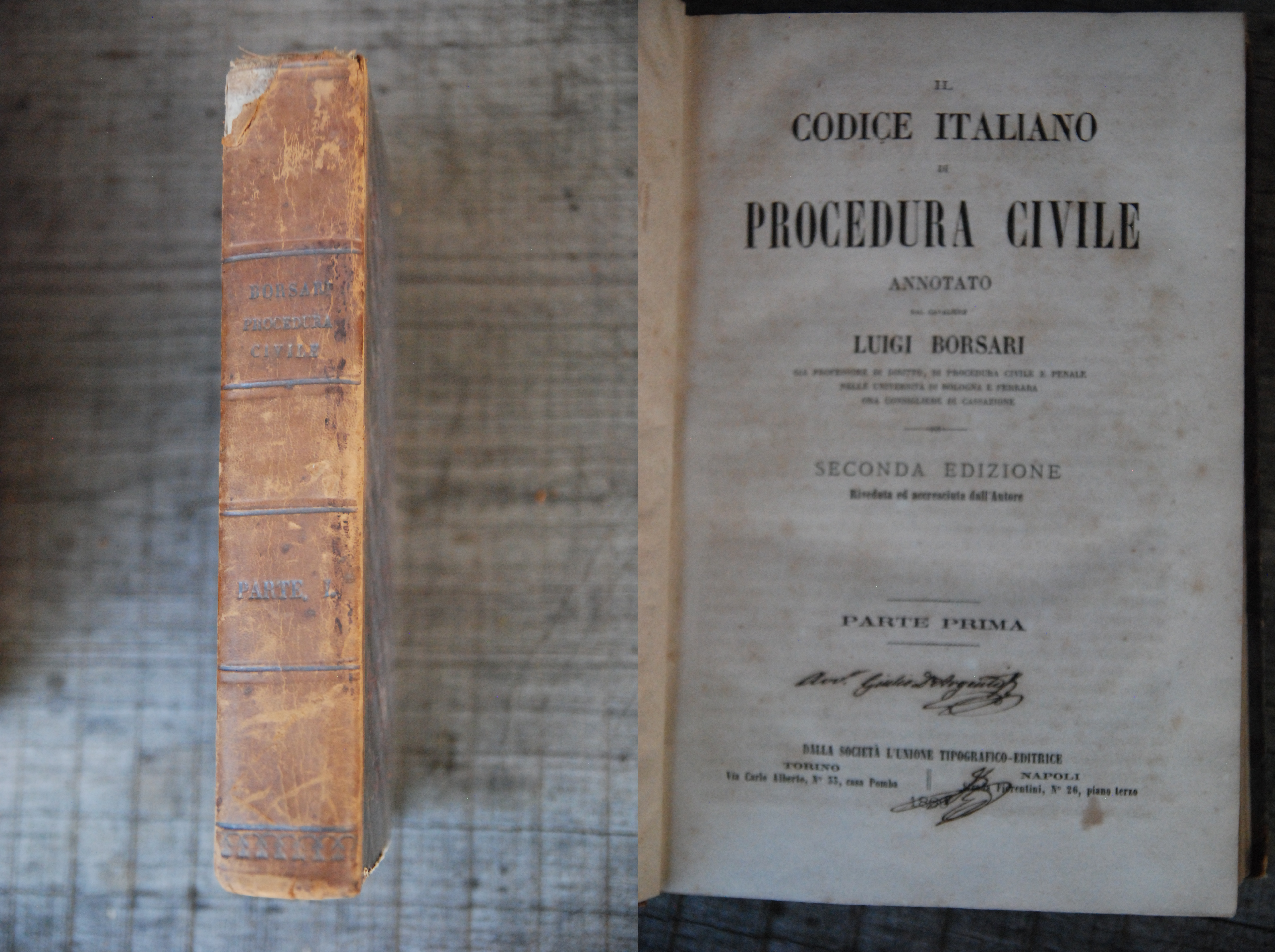 codice italiano di procedura civile 2 ed. parte prima NUOVO