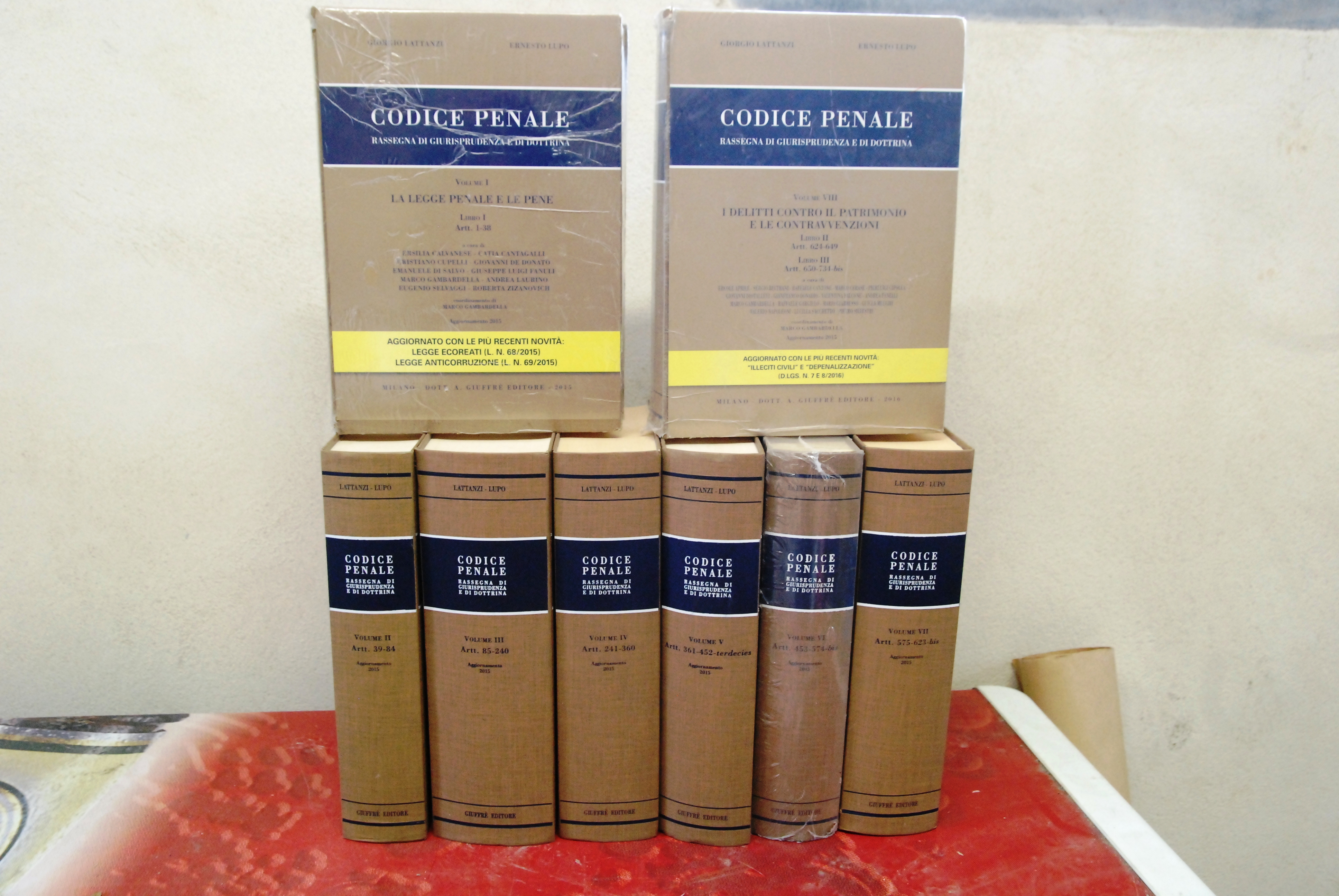 codice penale rassegna di giurisprudenza e dottrina 8 voll. opera …