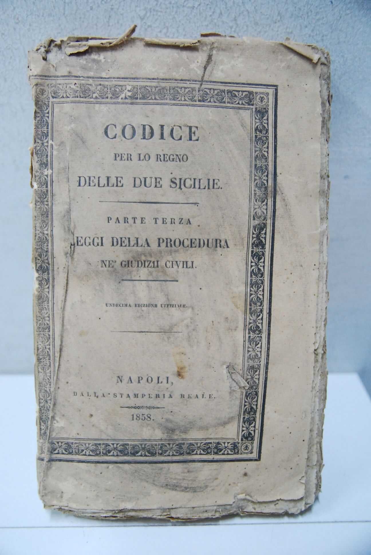 codice per lo regno delle due sicilie parte terza leggi …