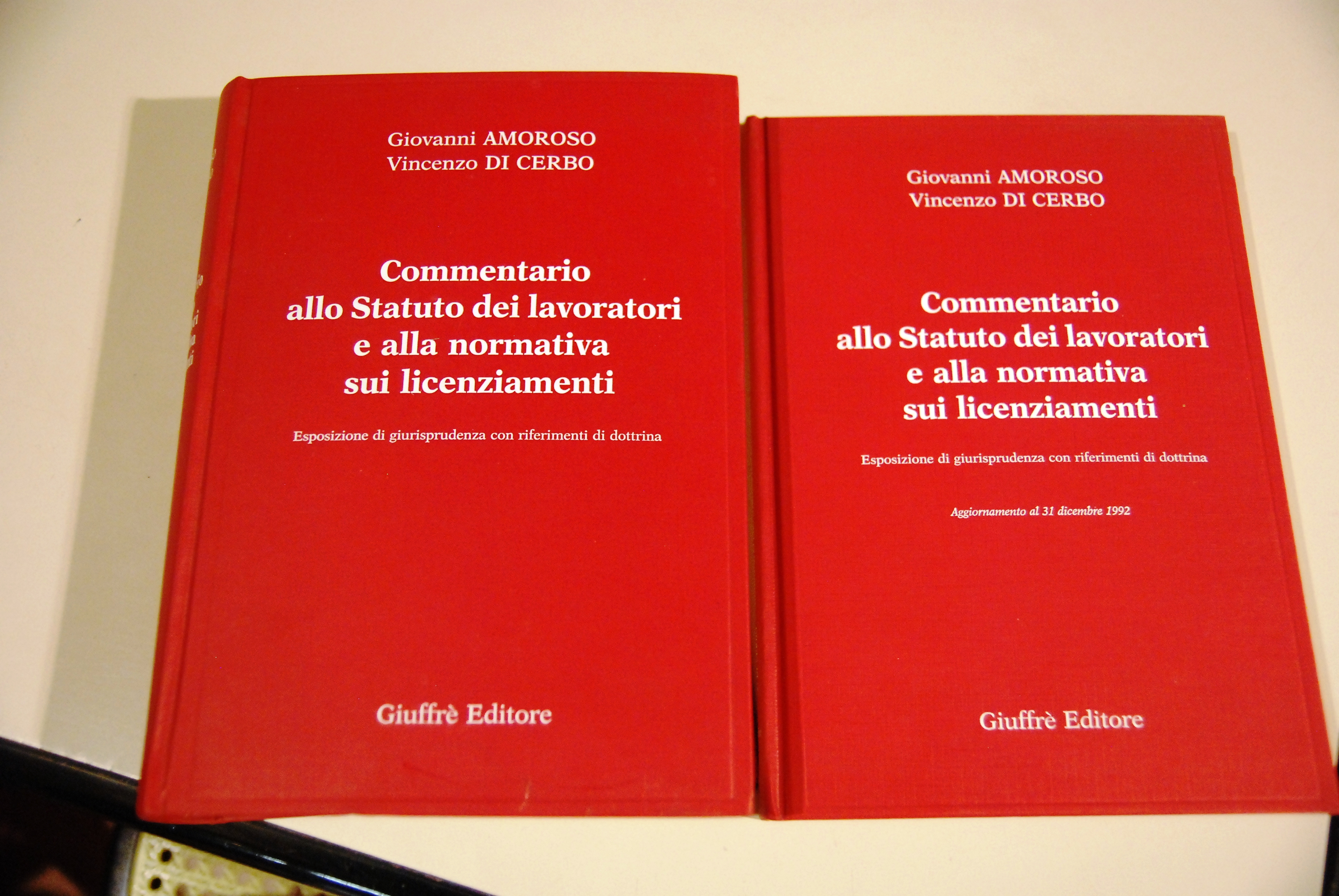 commentario allo statuto dei lavoratori e alla normativa sui licenziamenti …