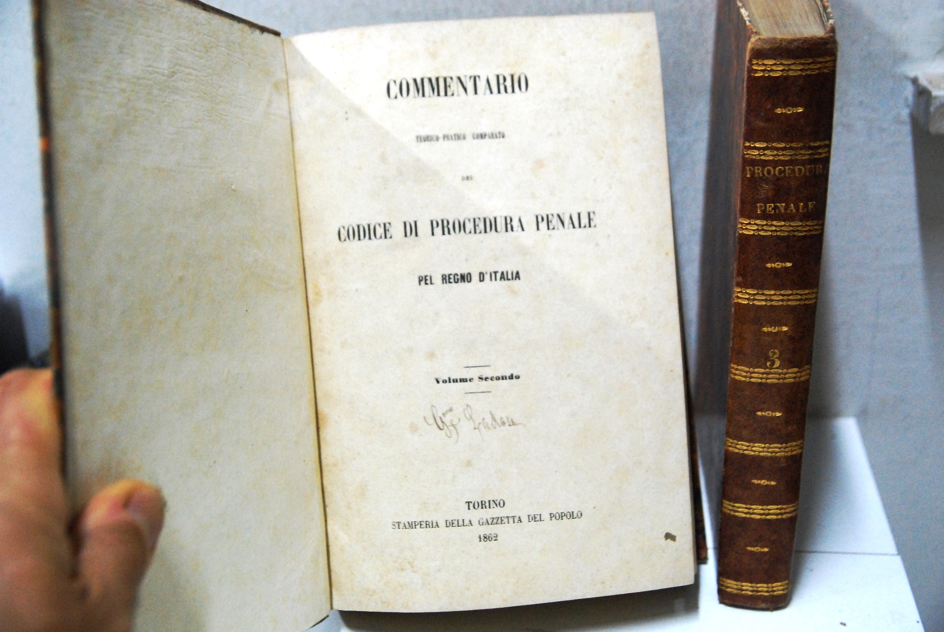 commentario del codice di procedura penale pel regno d'italia