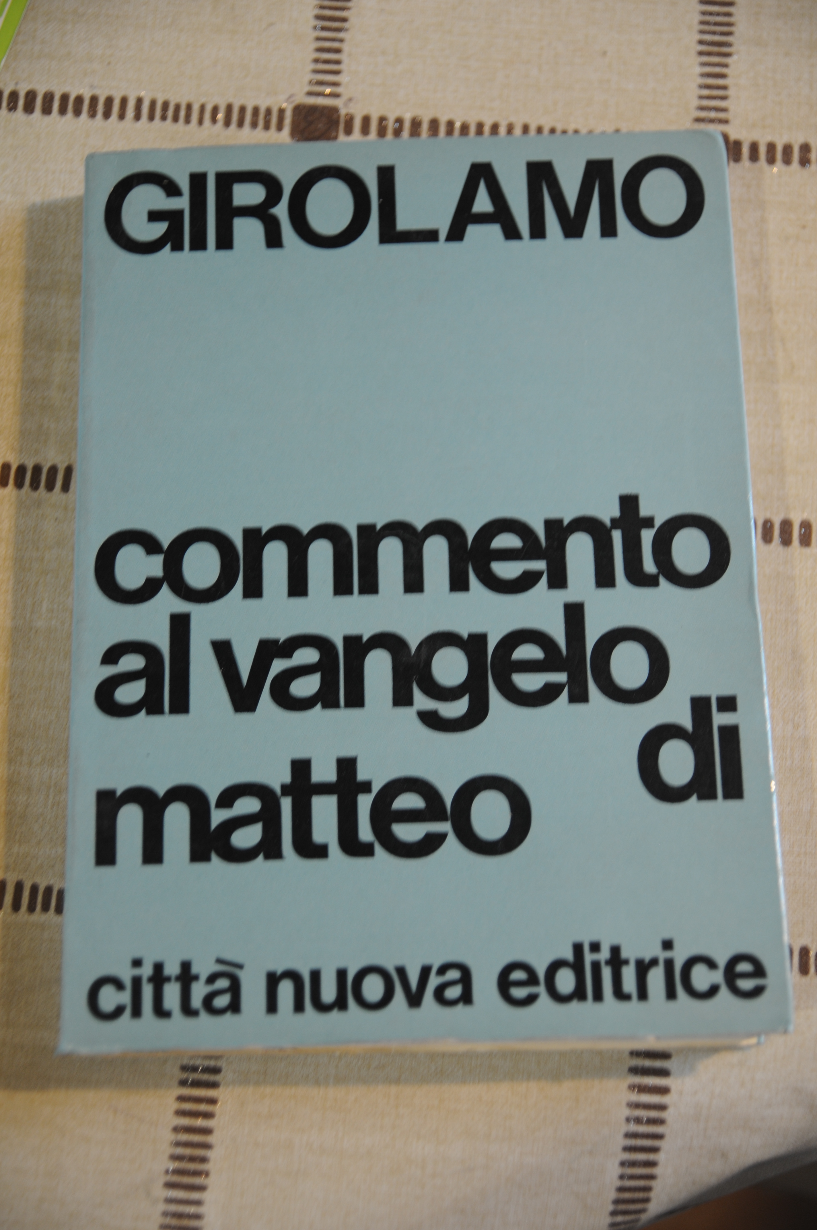 commento al vangelo di matteo NUOVISSIMO
