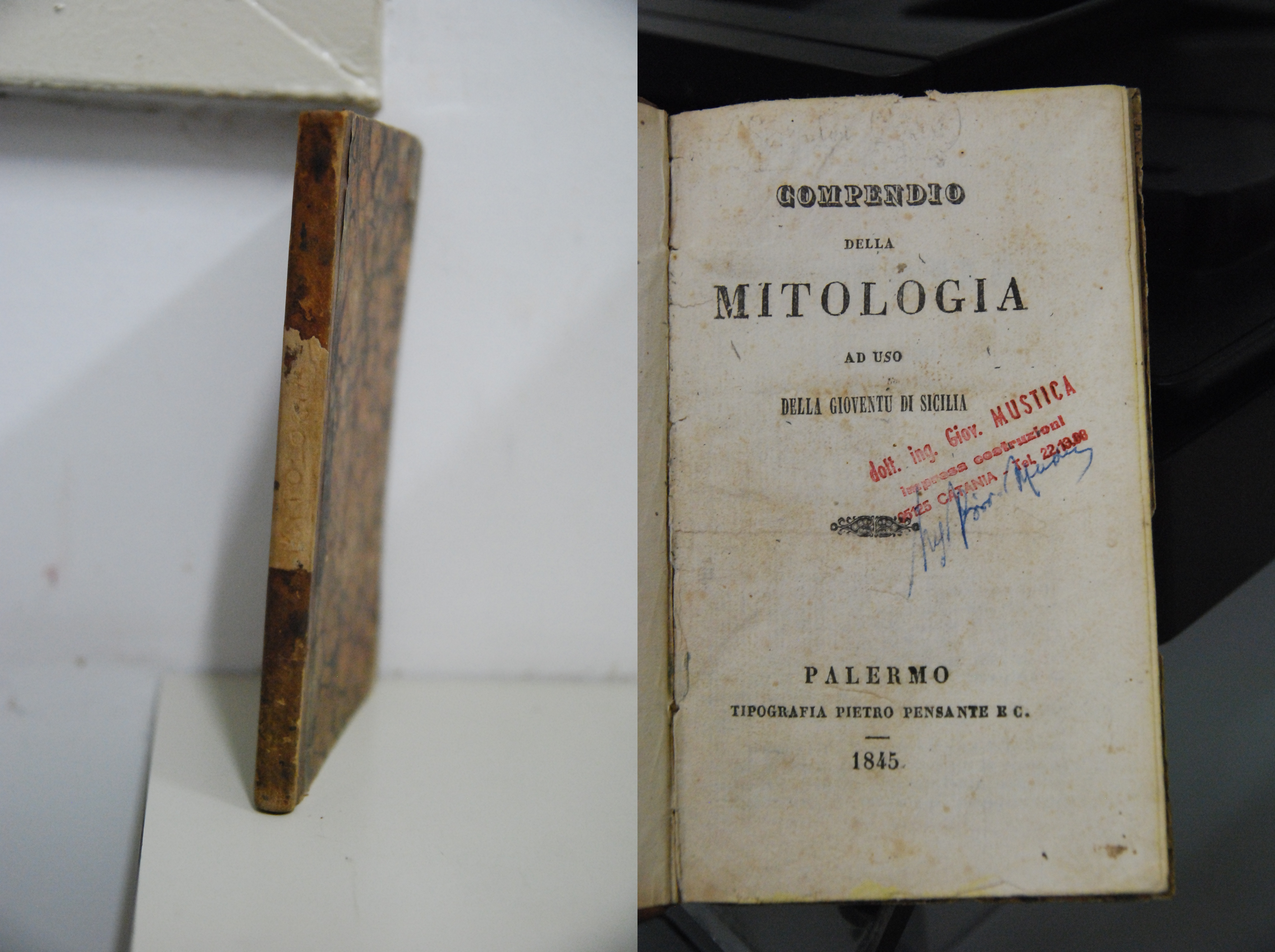 compendio della mitologia ad uso della gioventù di sicilia