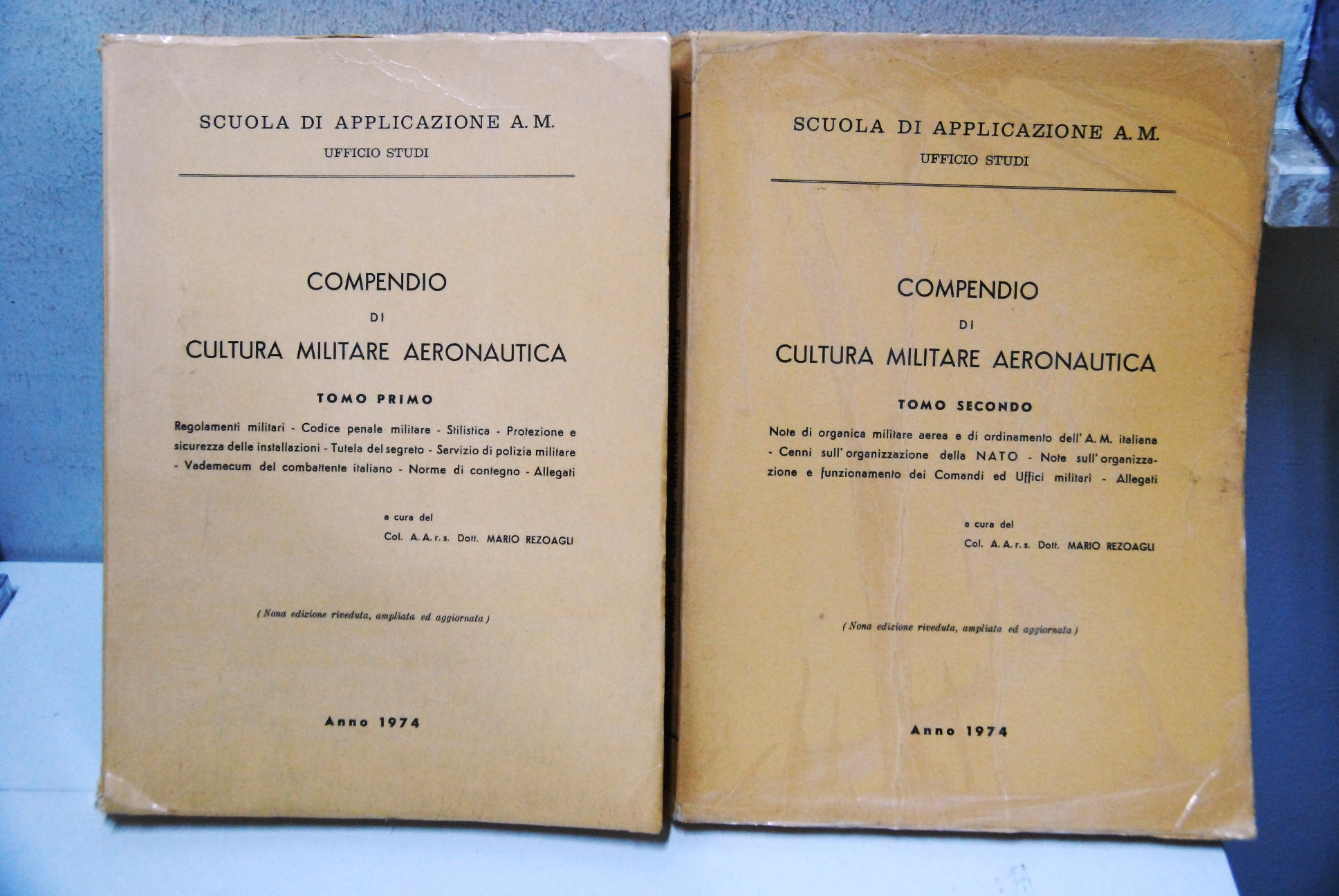 Compendio di cultura militare aeronautica 2 voll. Cpl.