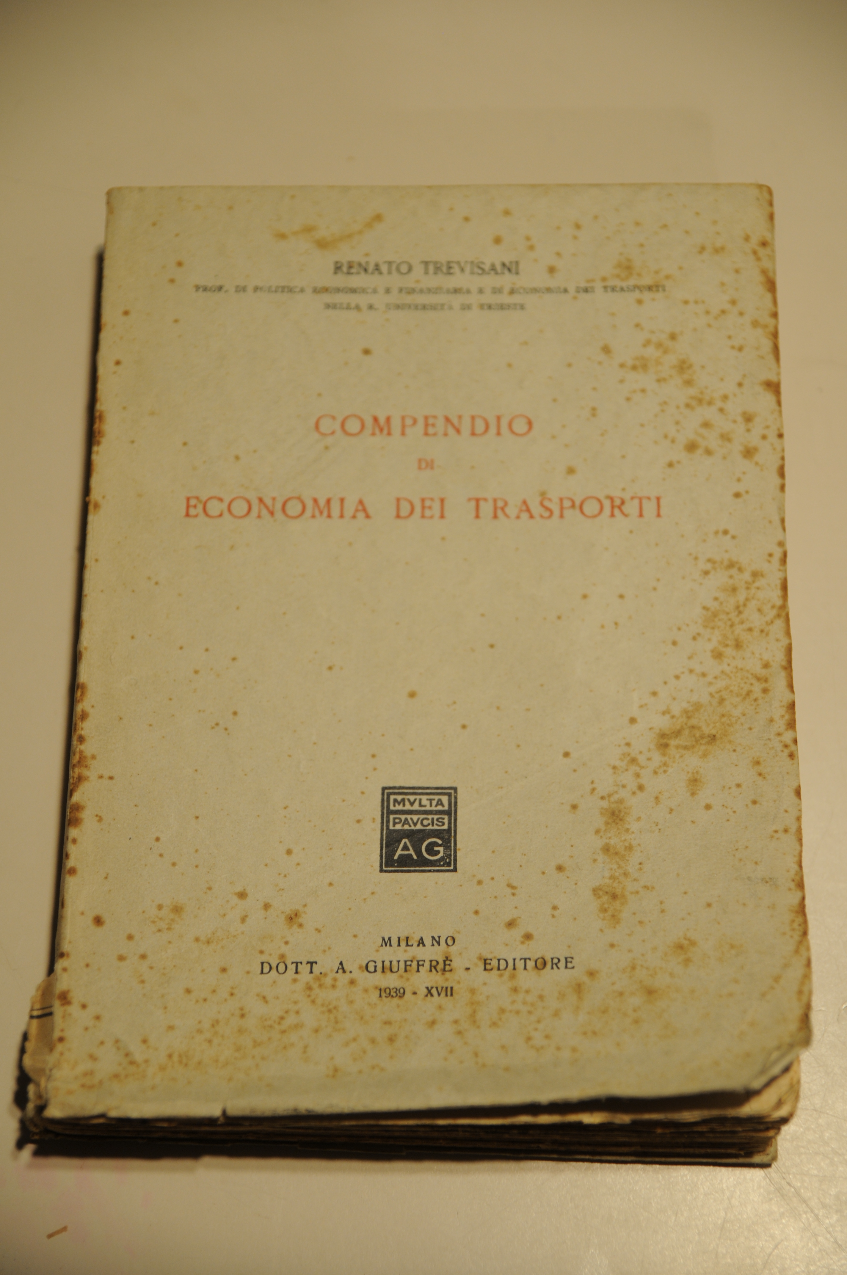 compendio di economia dei trasporti
