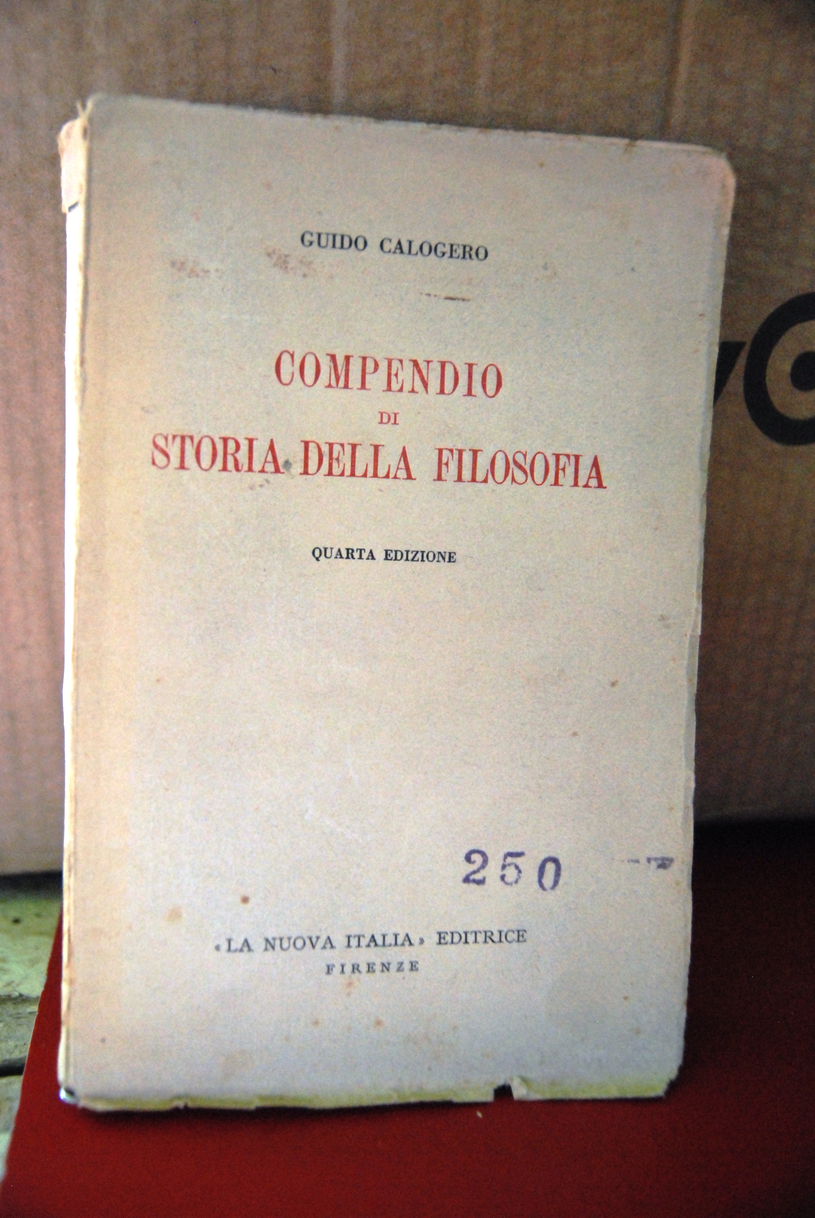 compendio di storia della filosofia