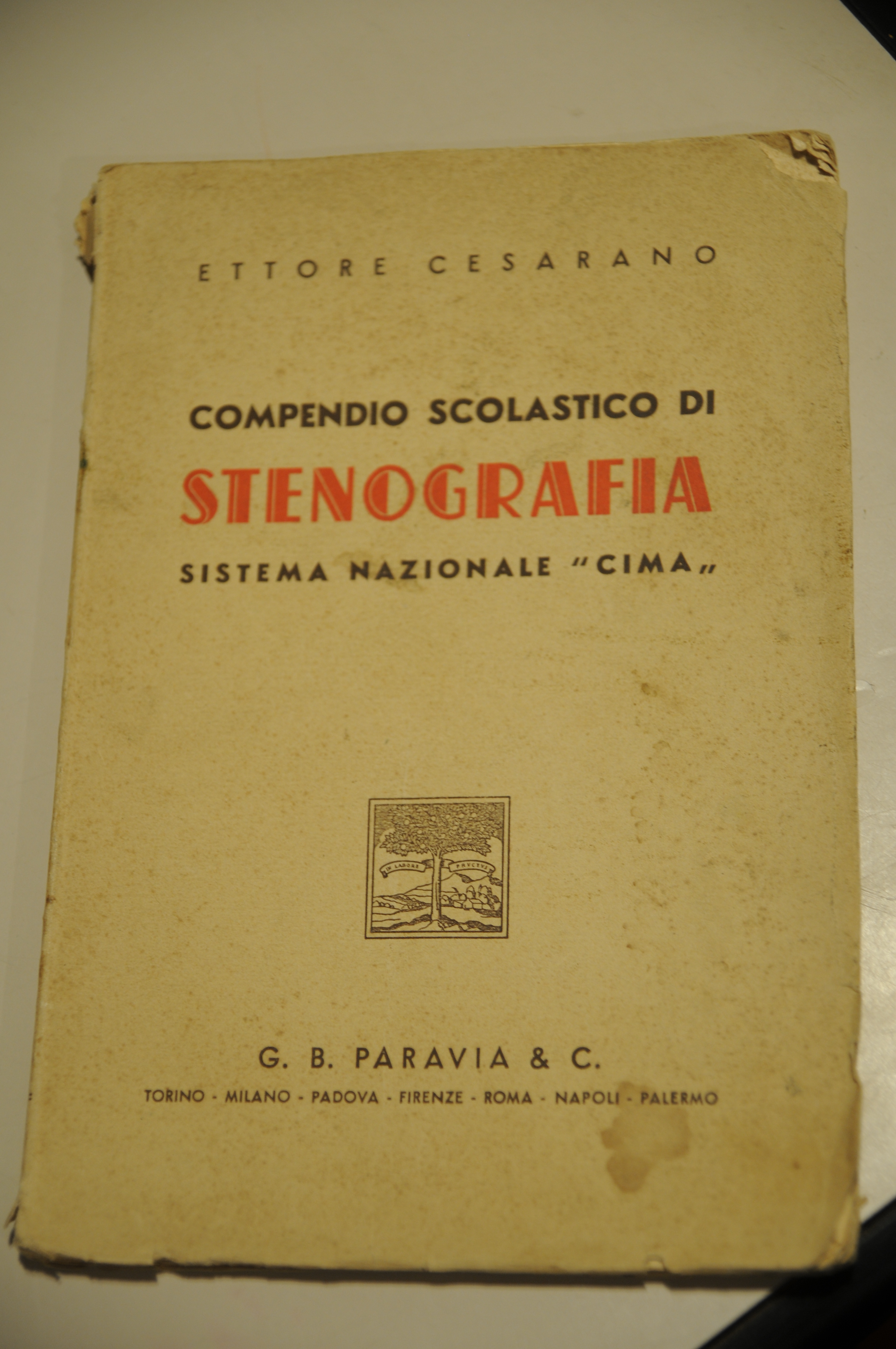 compendio scolastico di stenografia sistema nazionale cima