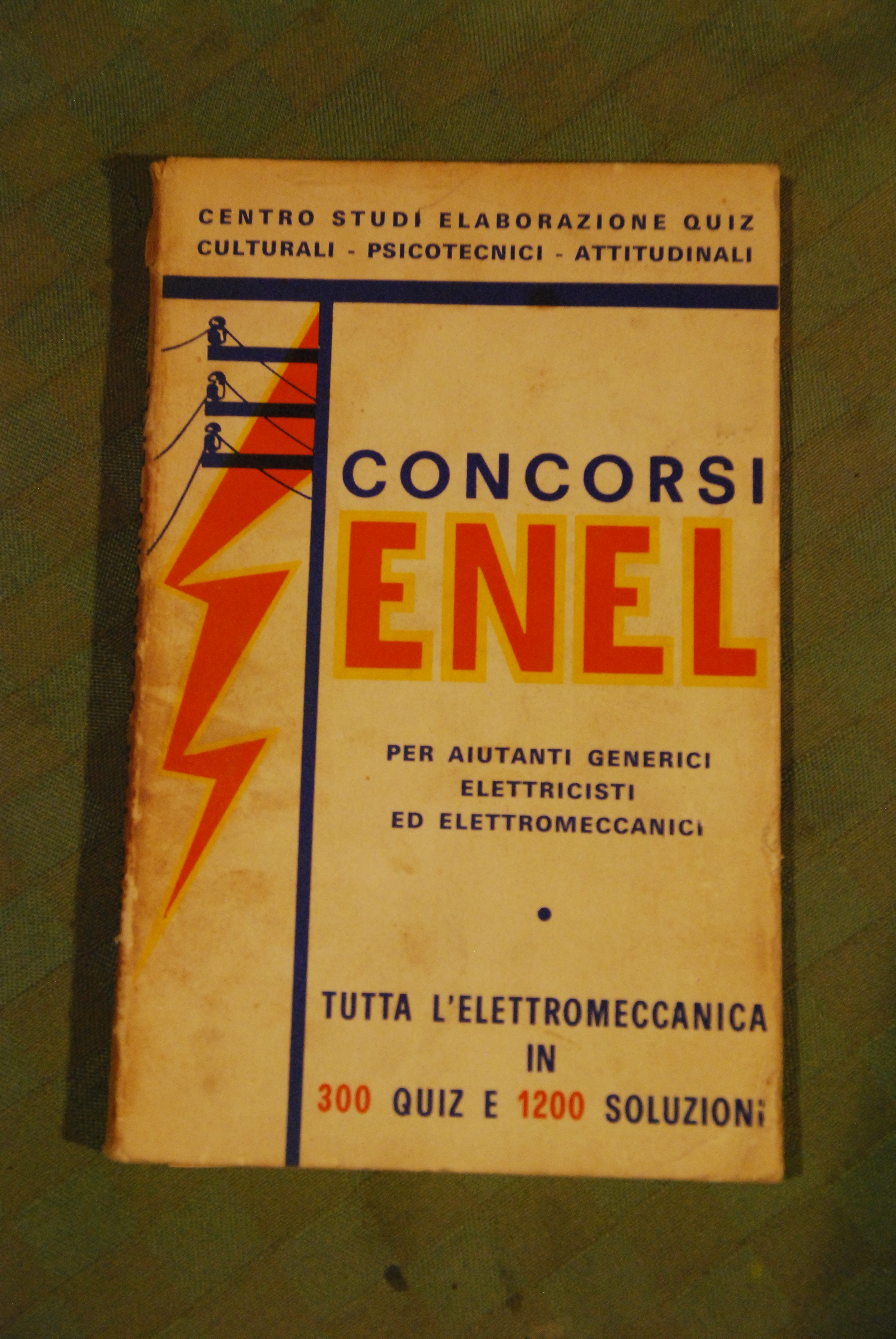 concorsi enel per aiutanti generici elettricisti ed elettromeccanici 300 quiz