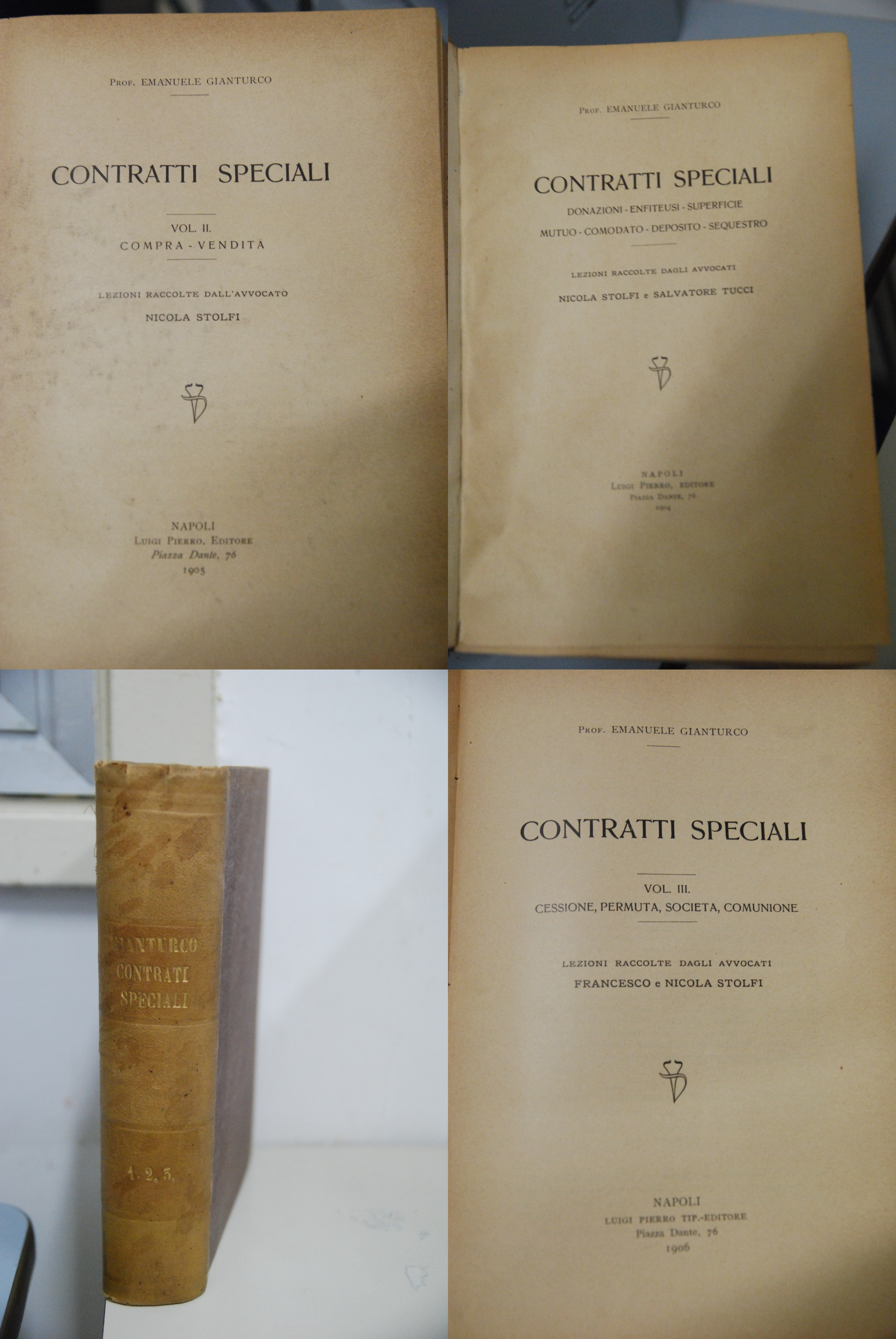 contratti speciali 3 voll. in unico voll. opera cpl. NUOVI