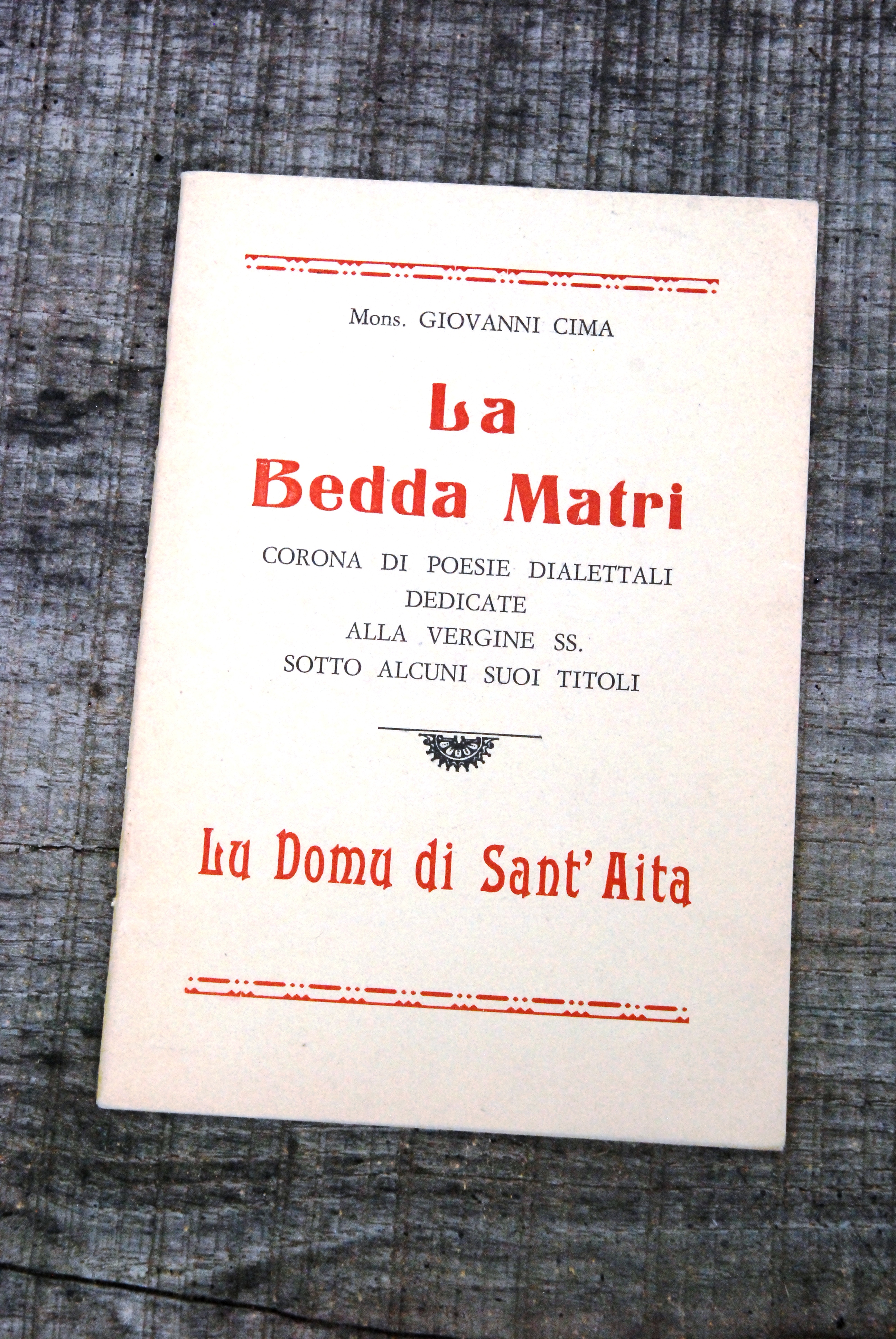 corona di poesie dialettali la bedda matri lu domu di …