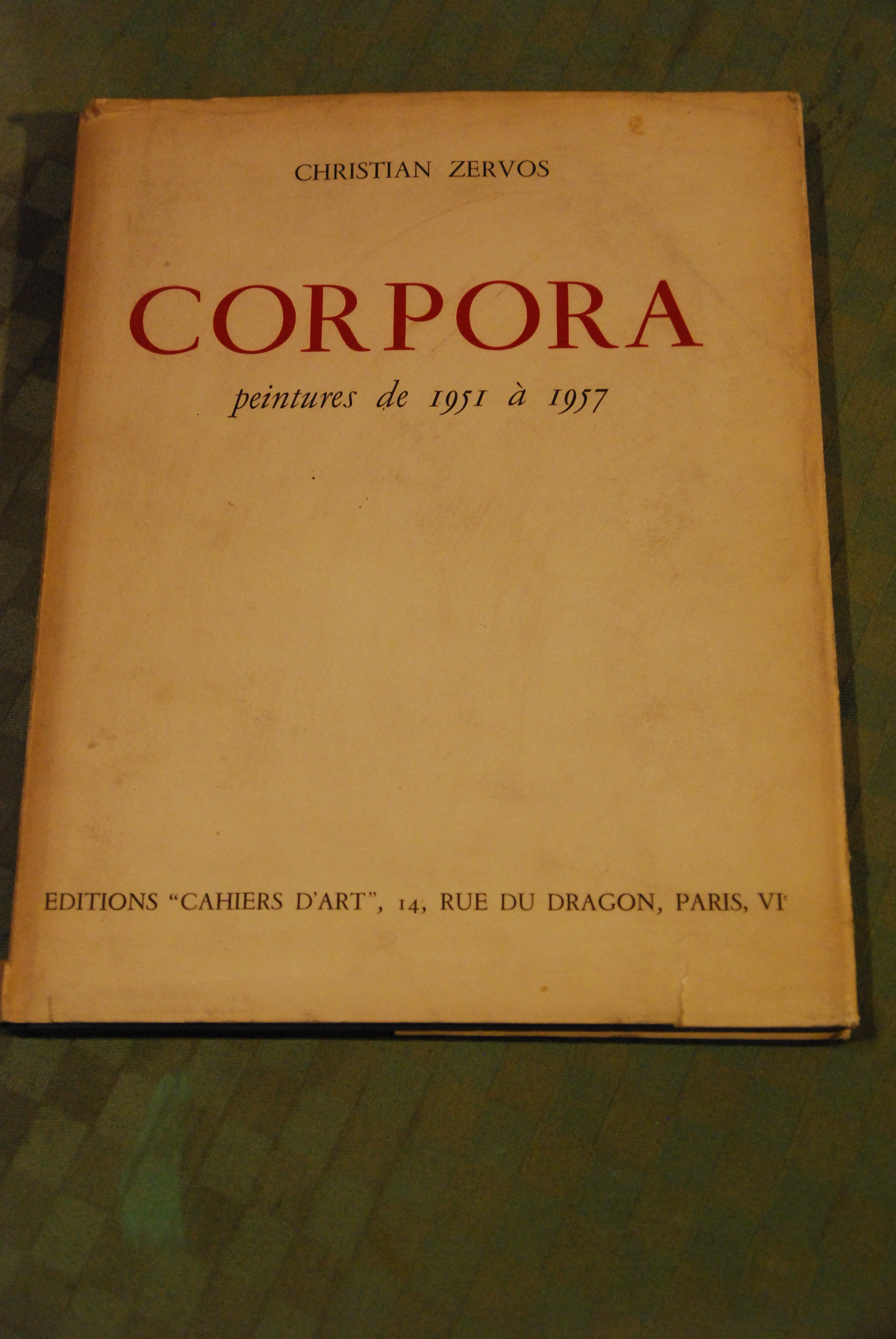 corpora oeuvres peintures de 1951 a 1957