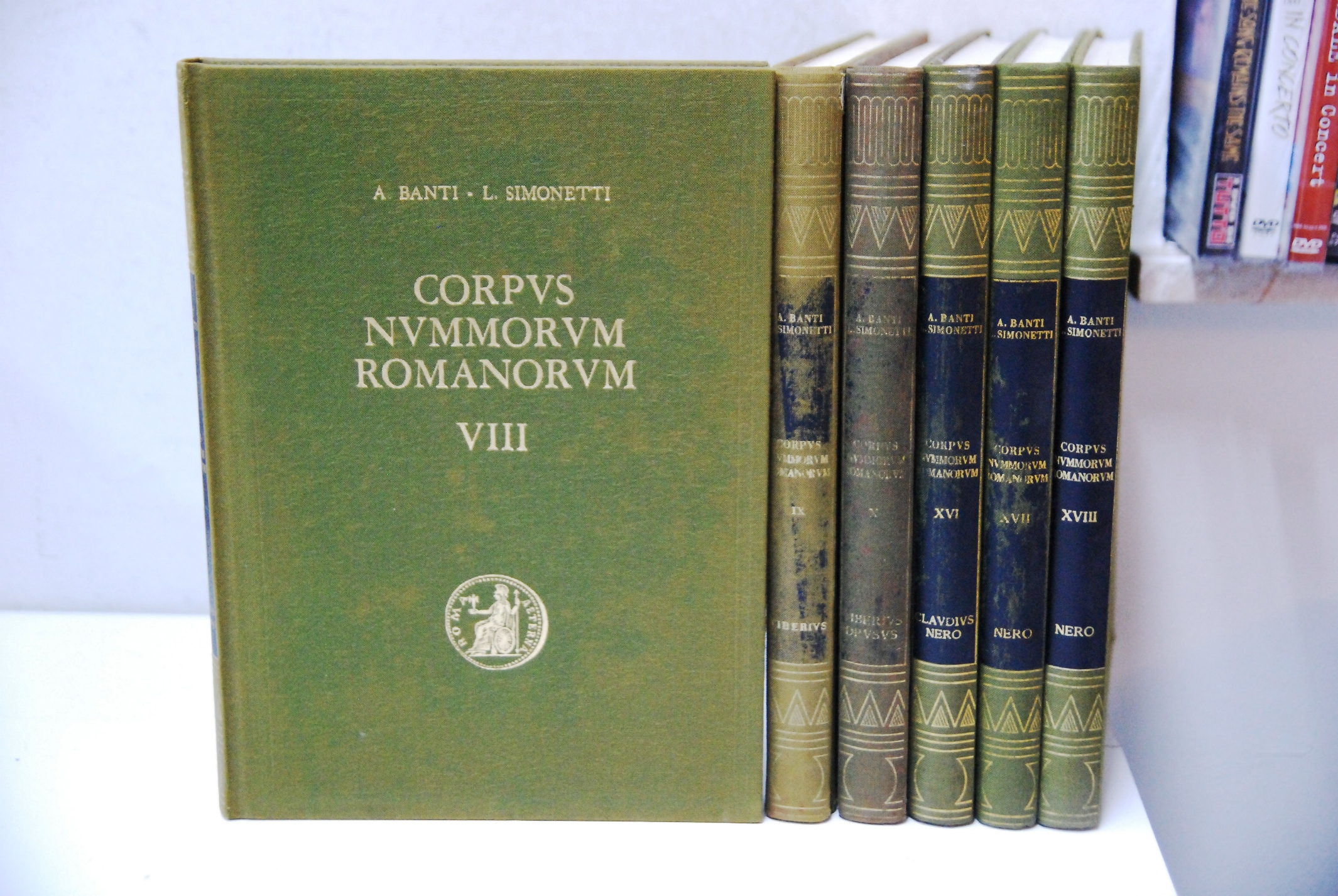 corpus nummorum romanorum 6 voll. 8 9 10 16 17 …