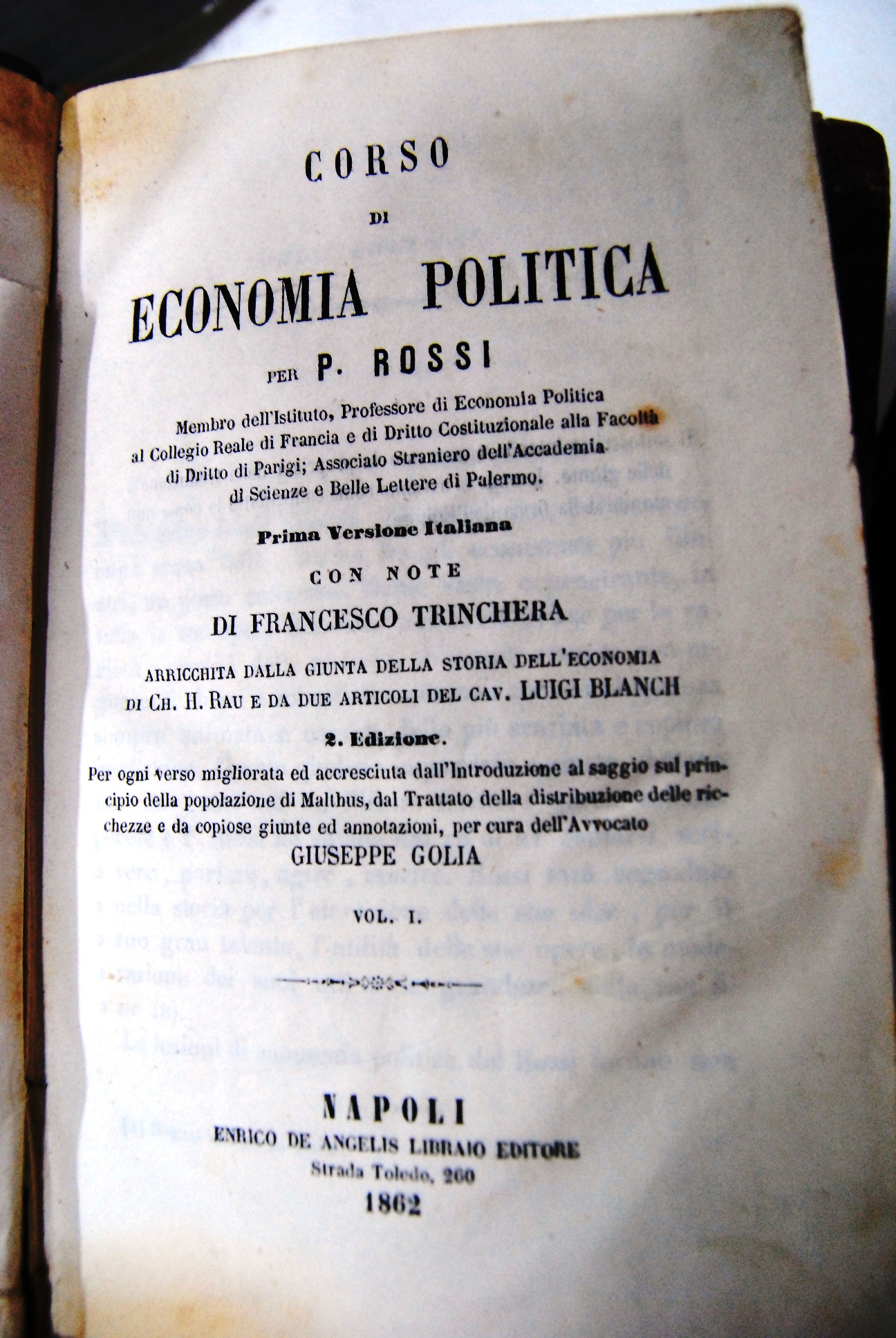 Corso di Economia politica