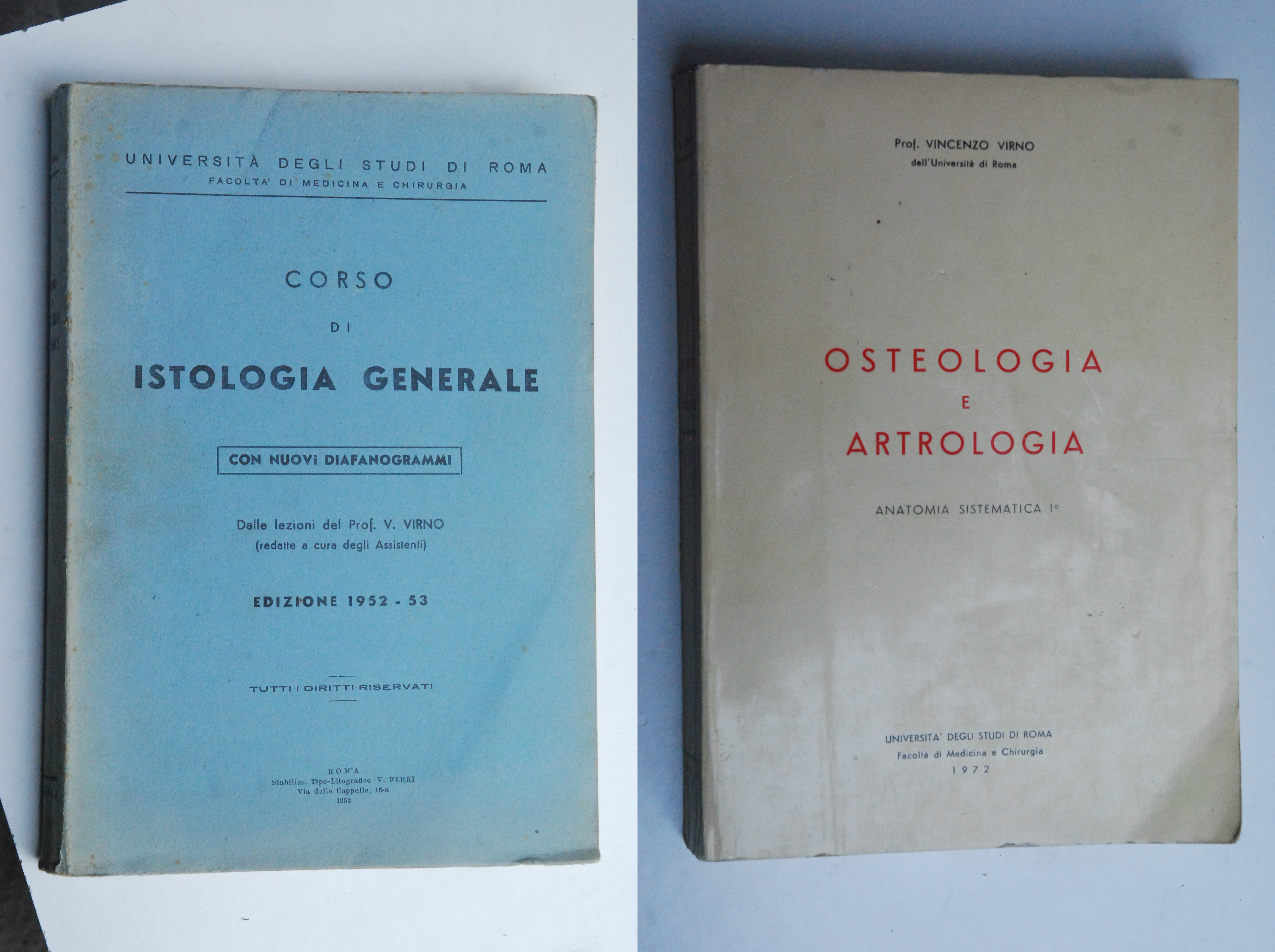 corso di istologia generale con nuovi diafanogrammi NUOVO 1952 e …