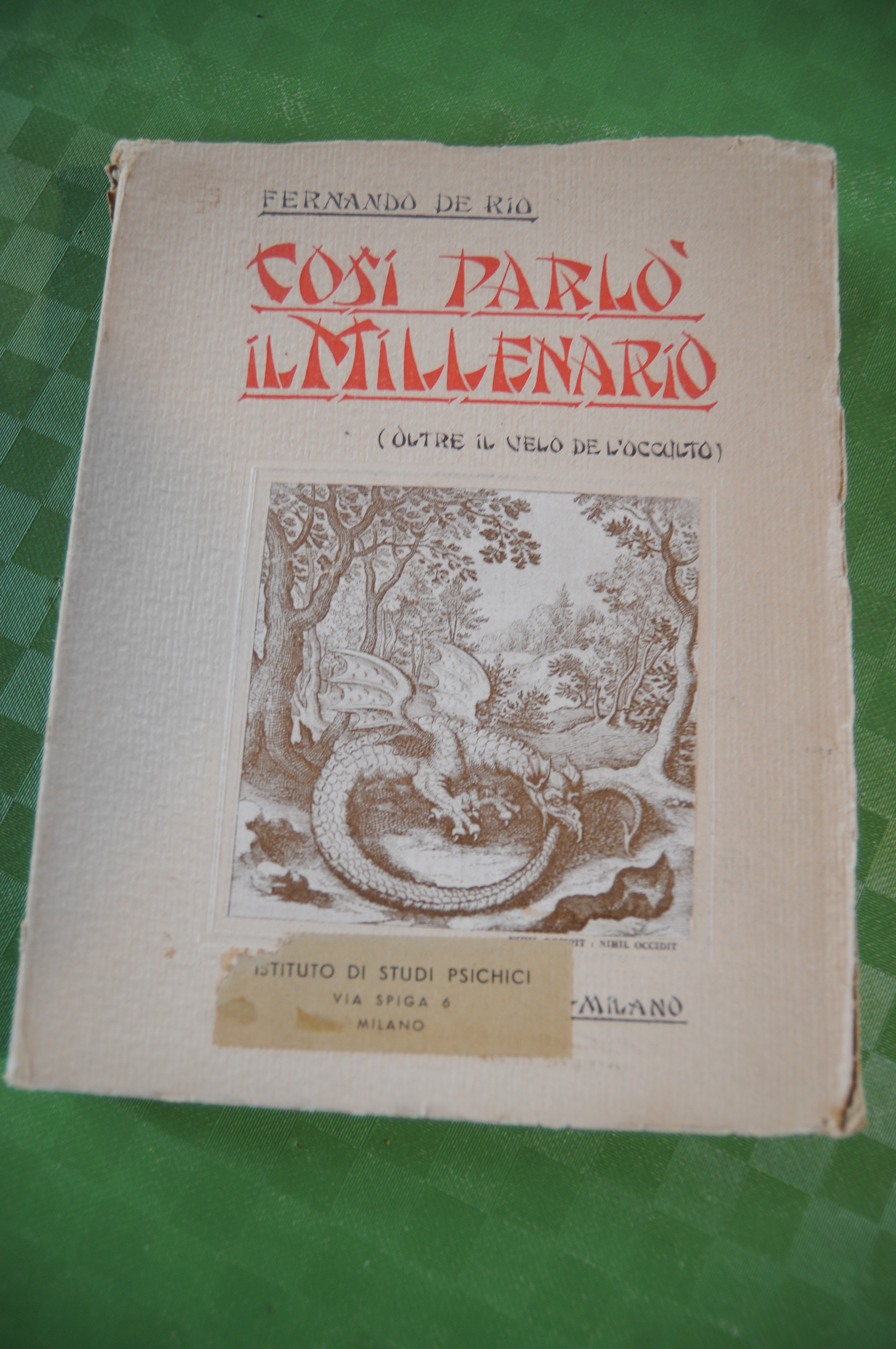 così cosi' parlò parlo' il millenario ottime cdz.