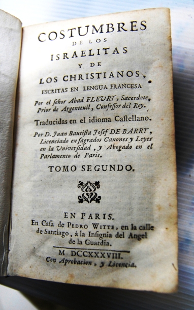Costumbres De Los Israelitas y de los christianos por el …