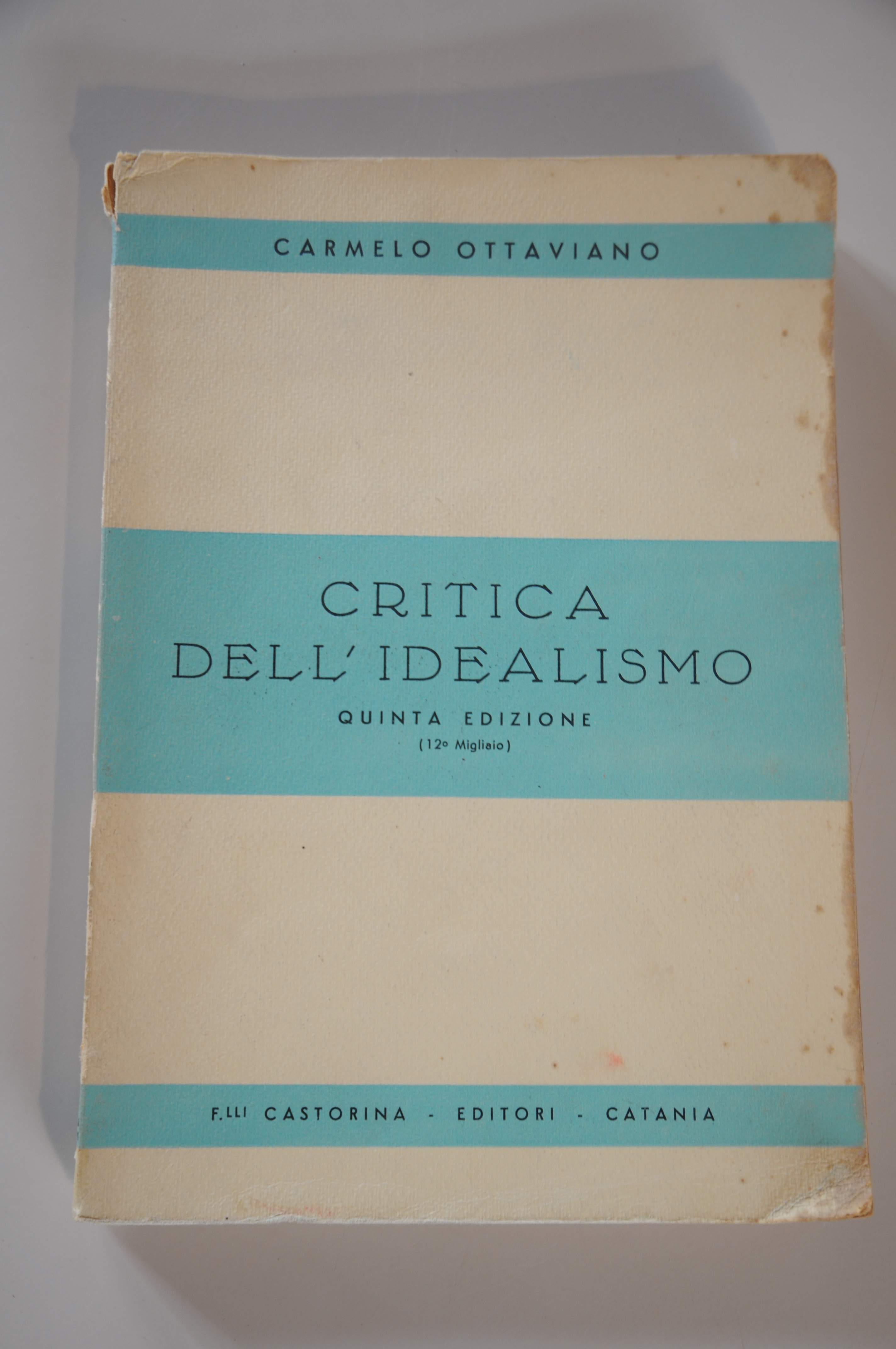 critica dell'idealismo NUOVO