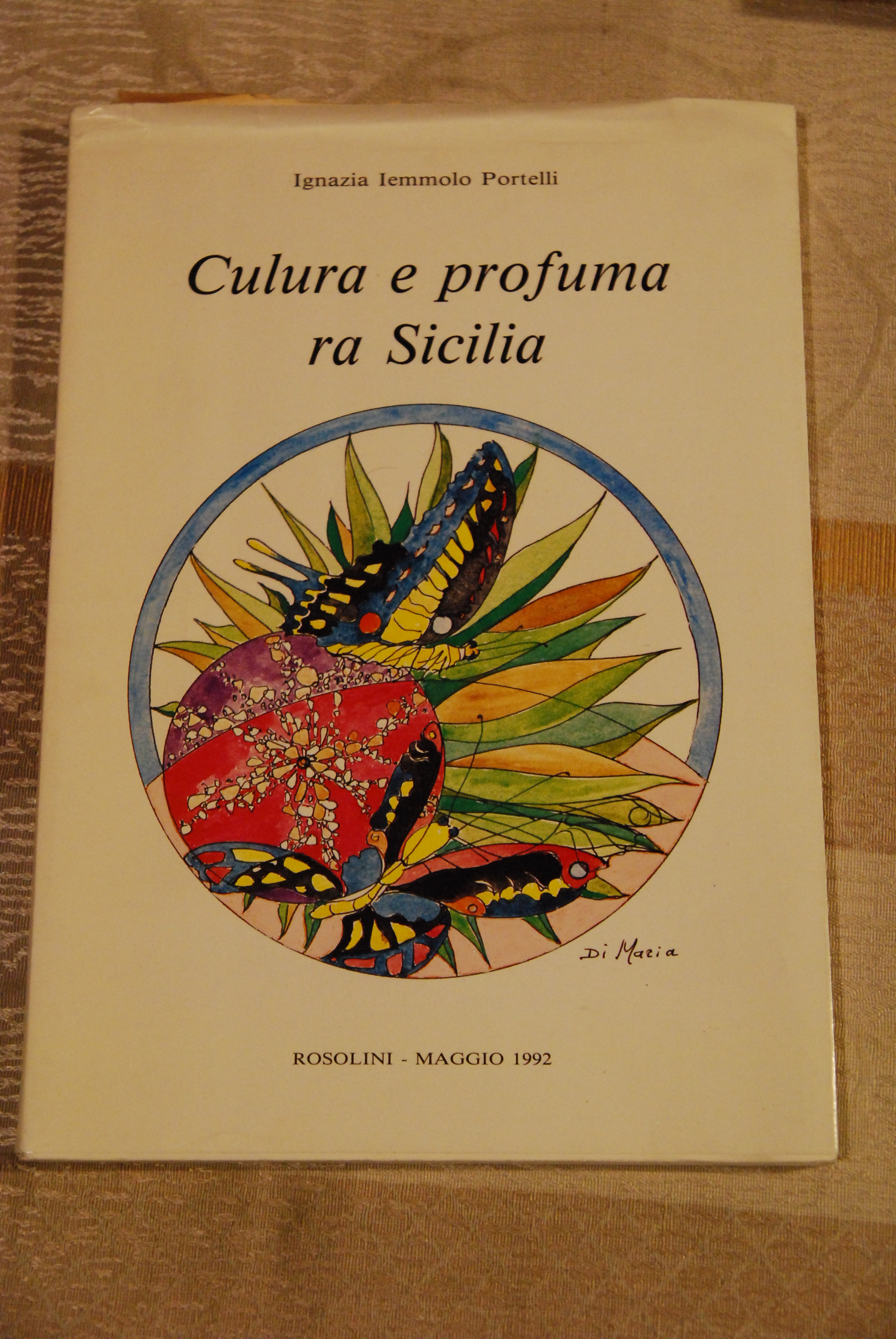 culura e profuma ra sicilia autografato con dedica