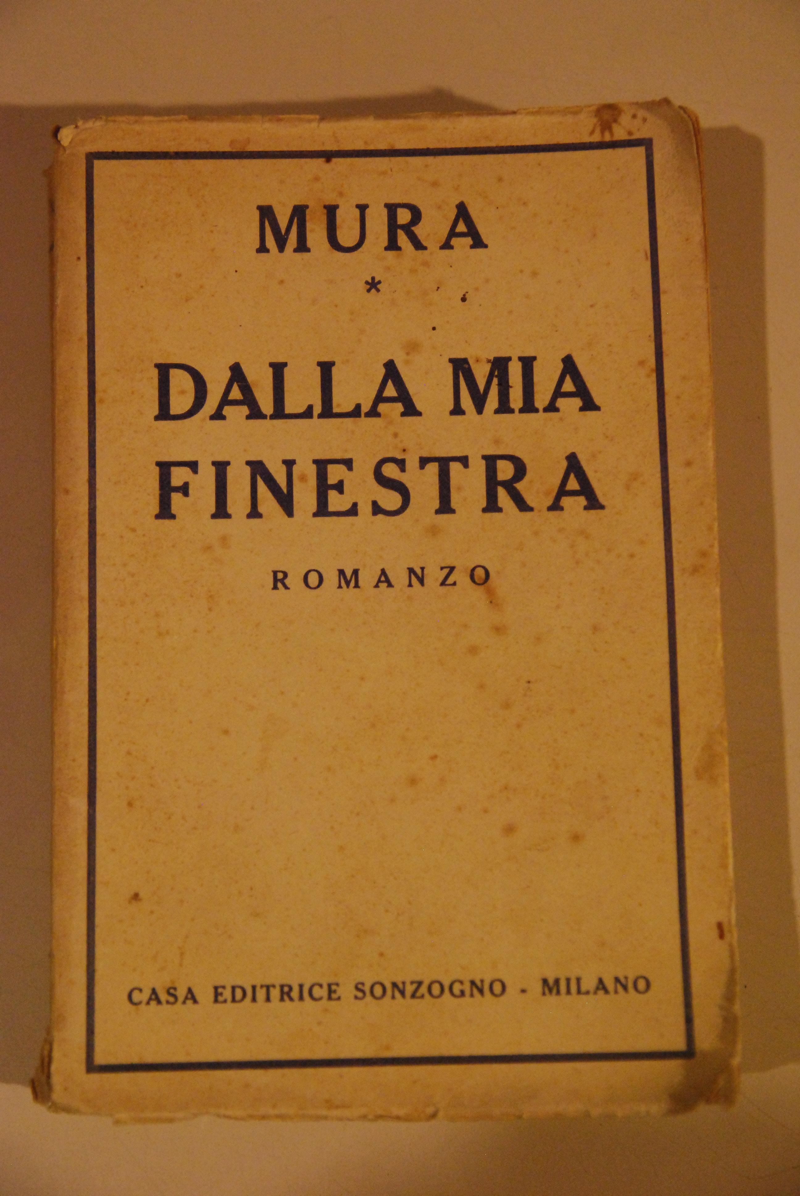 dalla mia finestra