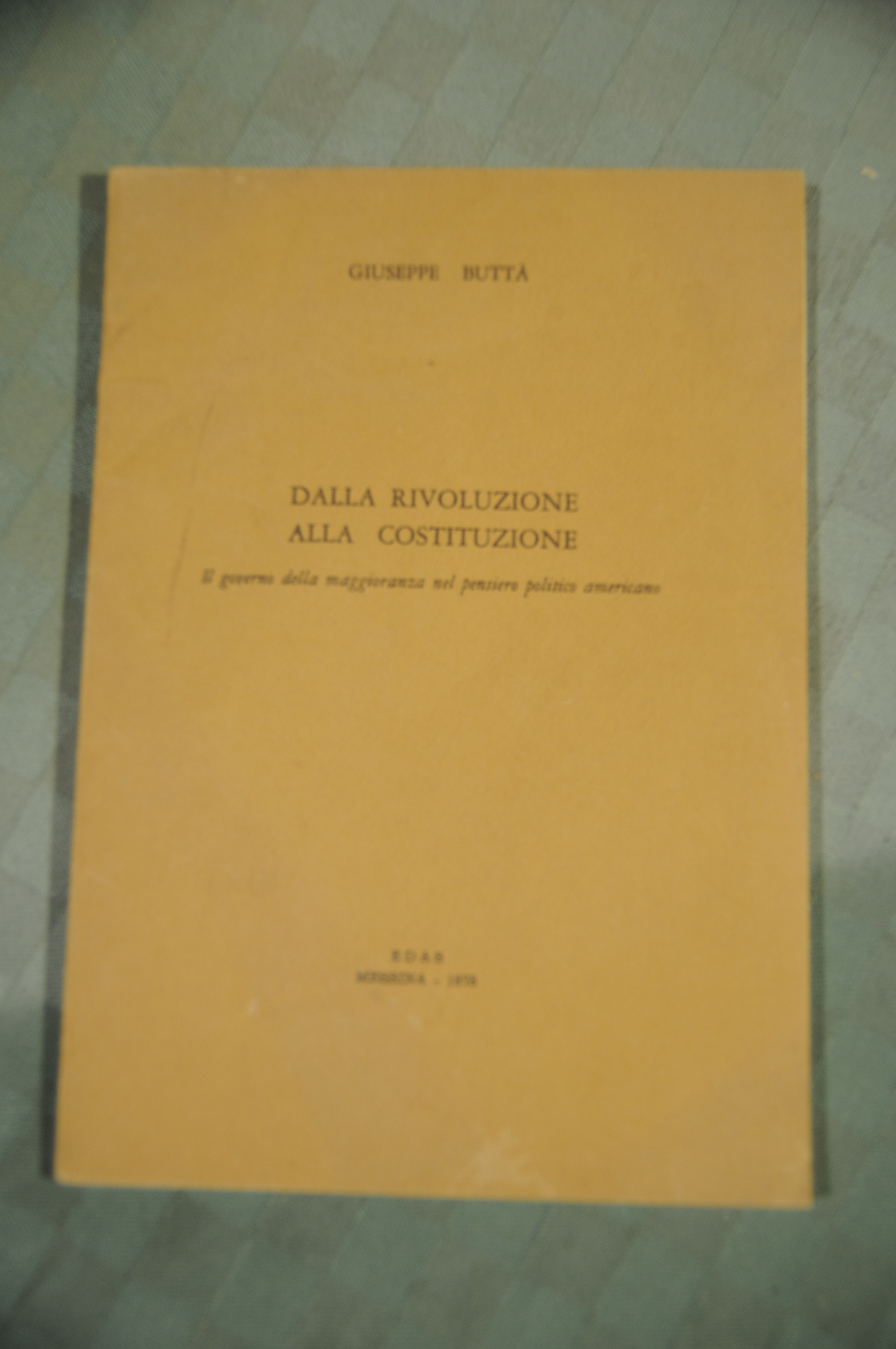 dalla rivoluzione alla costituzione