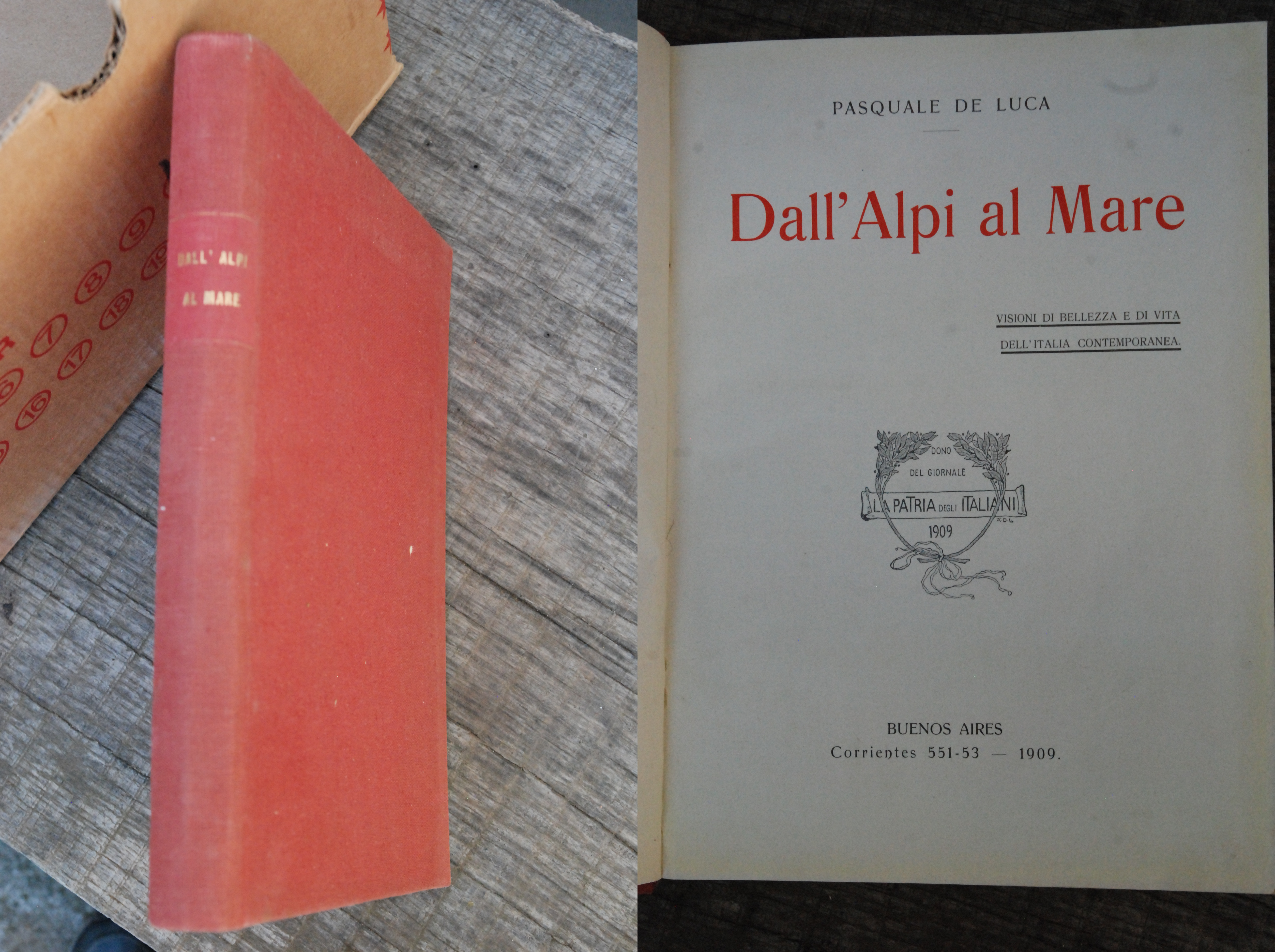 dalle alpi DALL'ALPI AL MARE nuovissimo