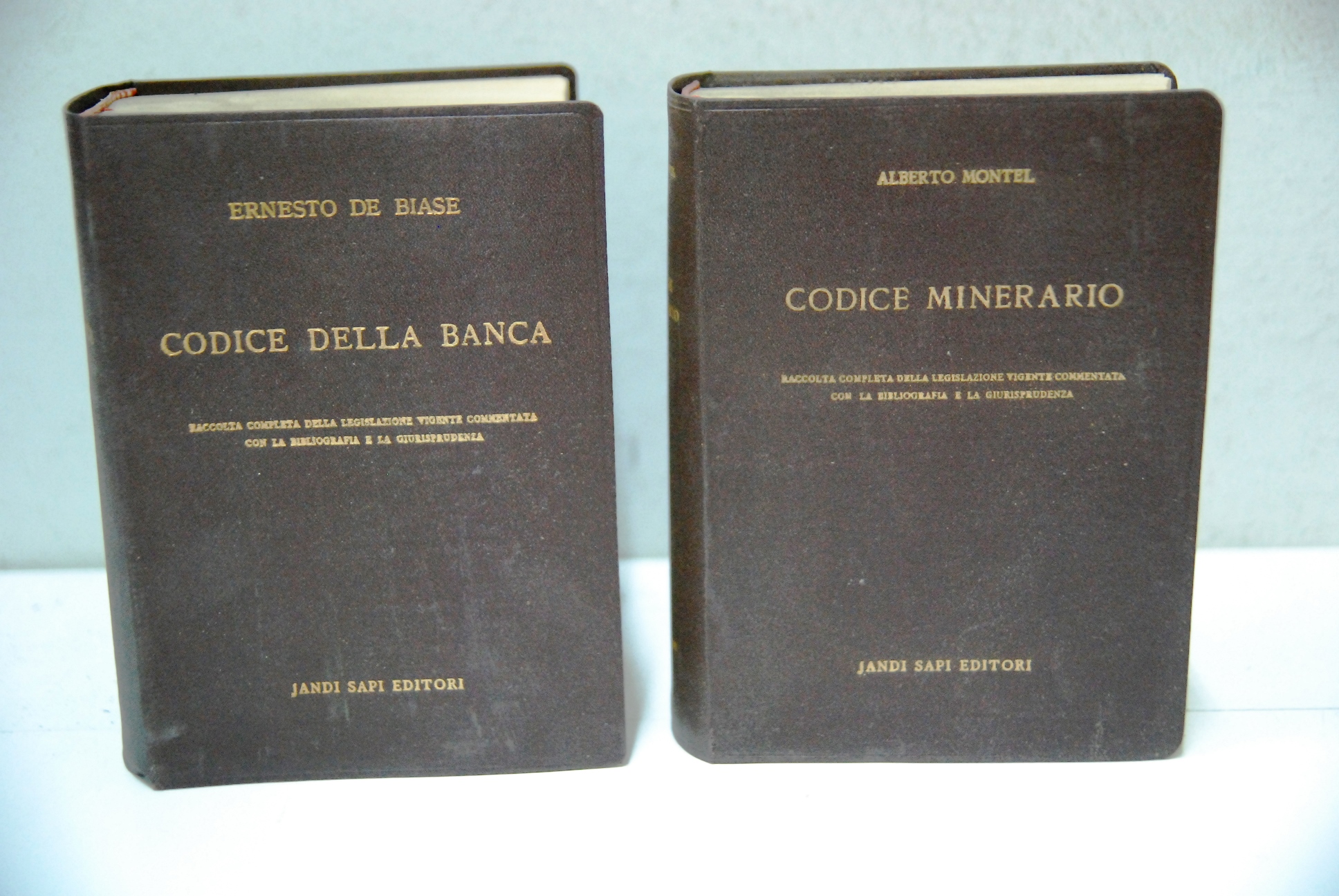 De Biase codice della banca 1960 e montel codice minerario …