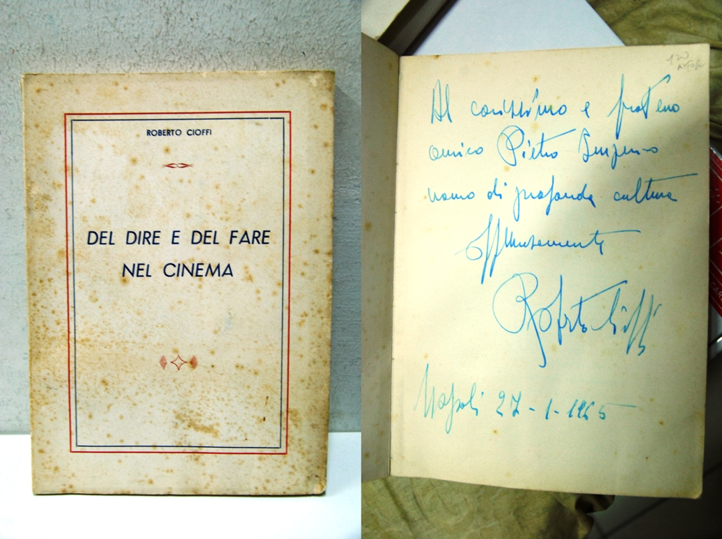 Del dire e del fare nel cinema, autografato con dedica