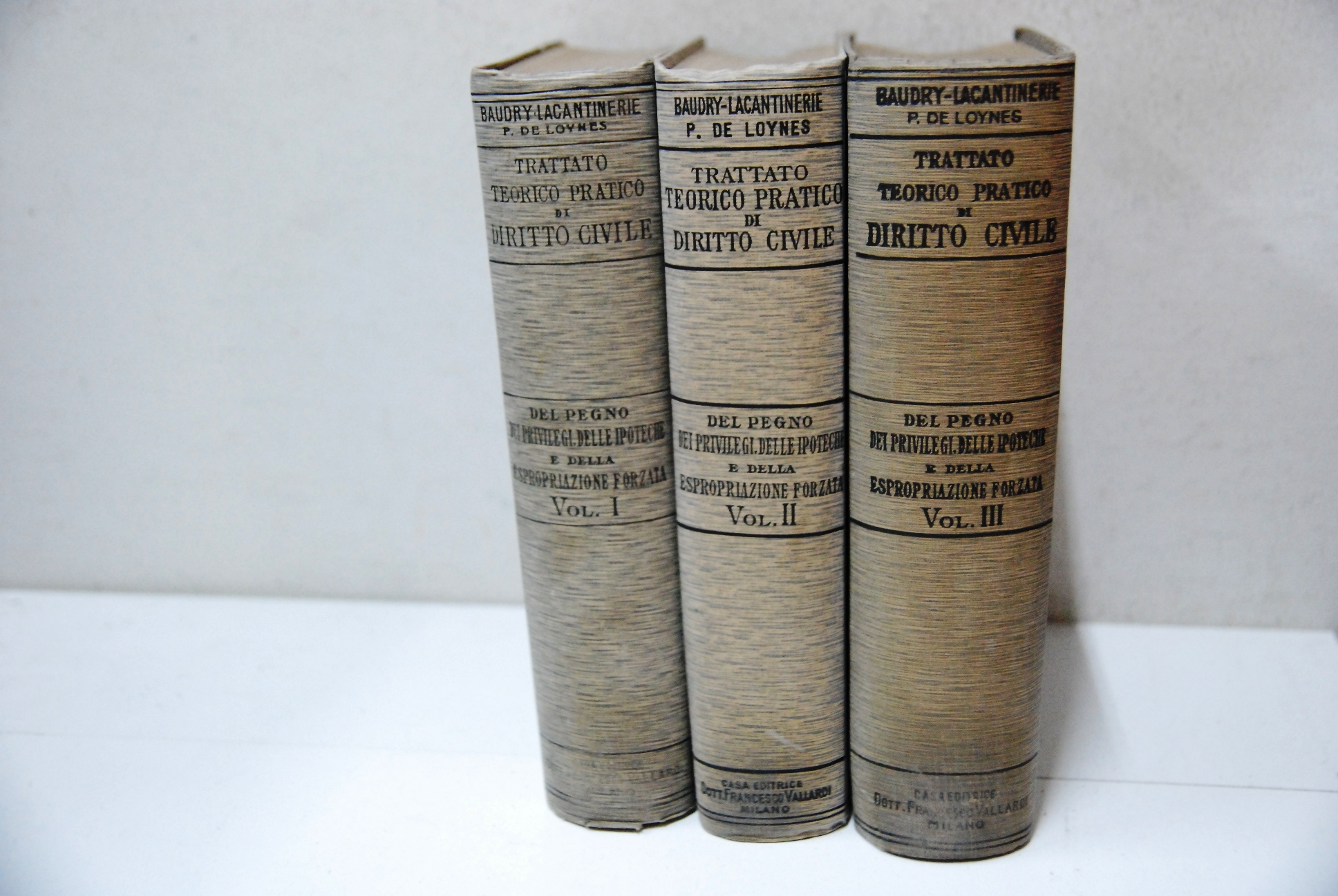 Del pegno dei privilegi delle ipoteche e della espropriazione forzata …