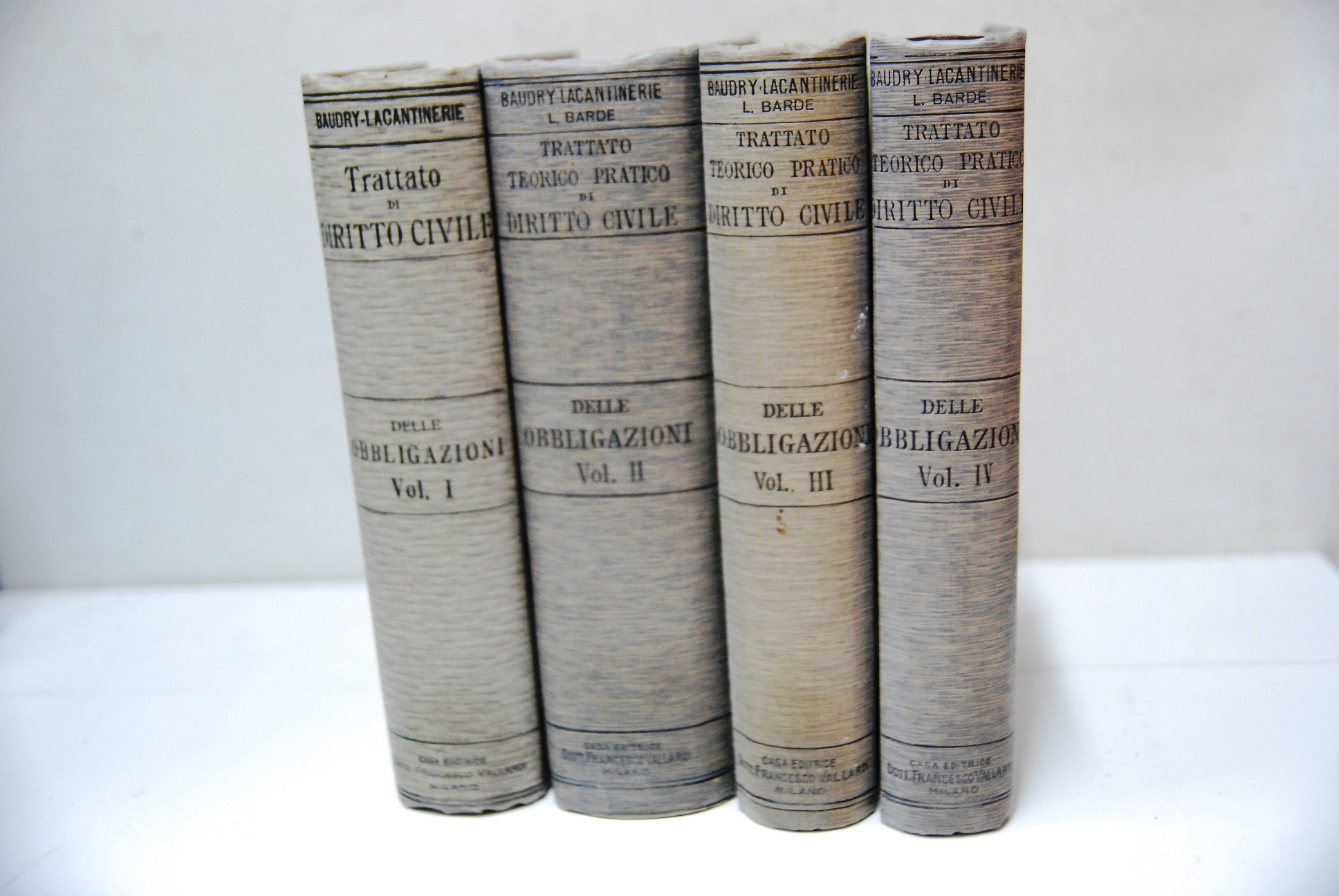 Delle obbligazioni ? 4 volumi completi