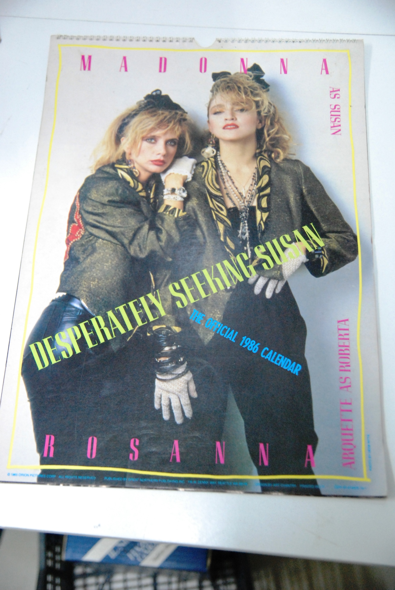 Desperately seeking susan calendar