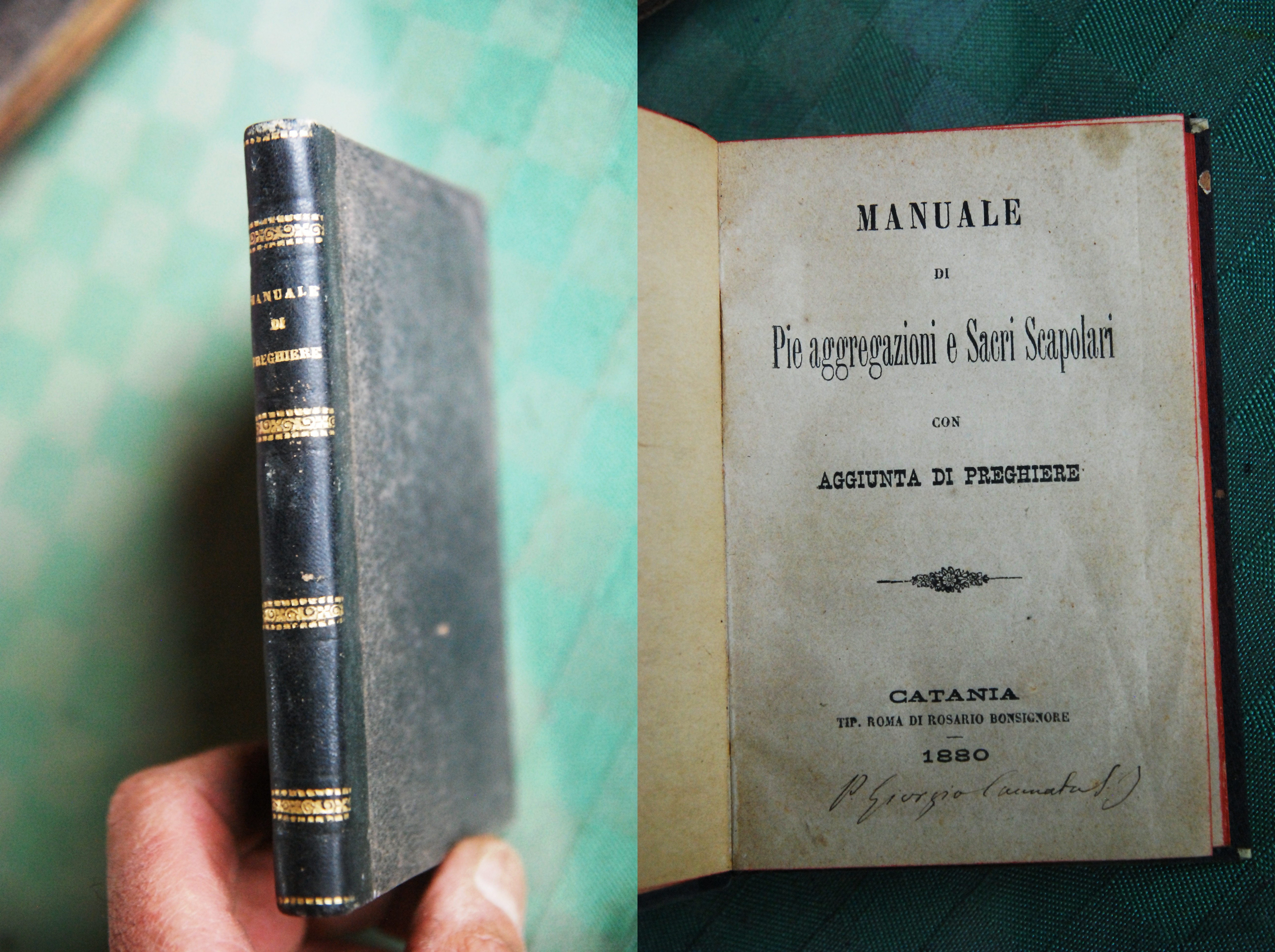 di pie aggregazioni e sacri scapolari con aggiunta di preghiere