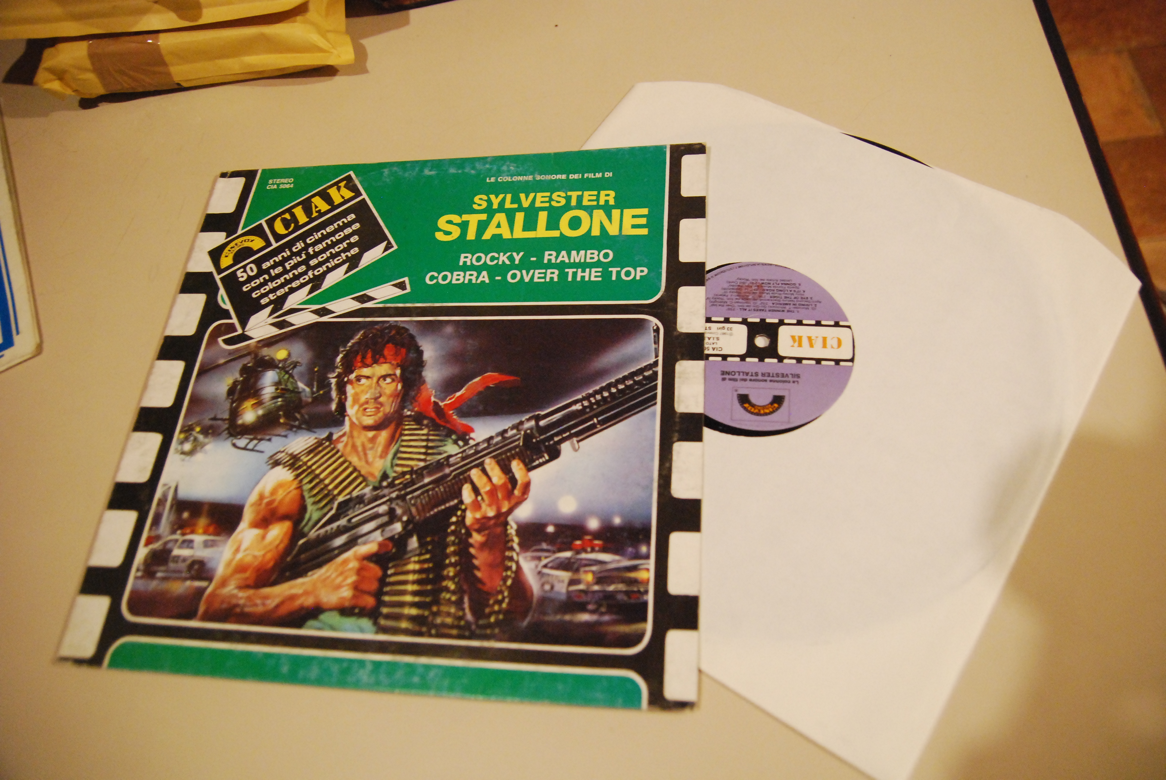 di sylvester stallone album lp vinile