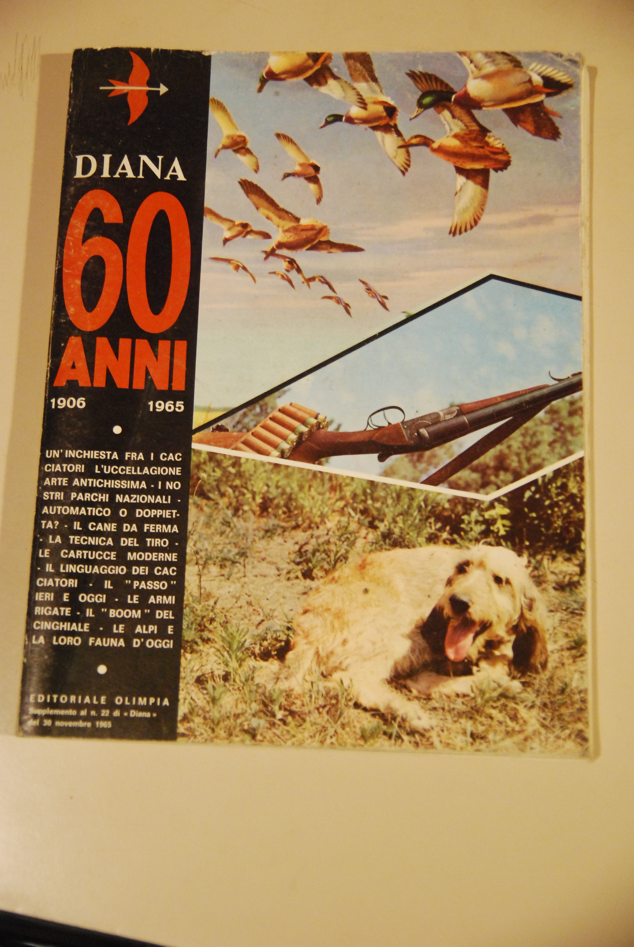 diana 60 anni numero speciale rivista della caccia NUOVO