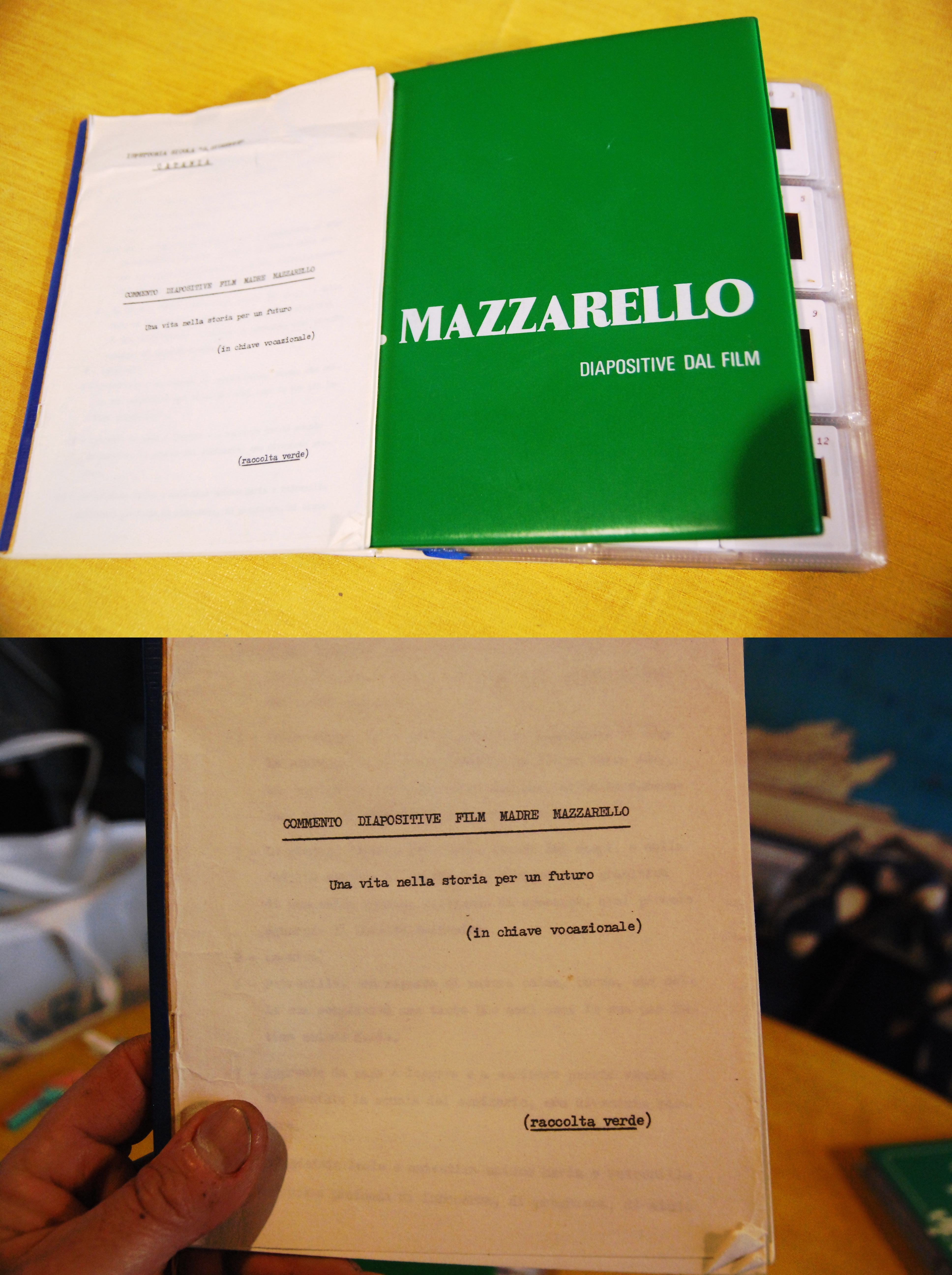 diapositive dal film una vita nella storia per un futuro