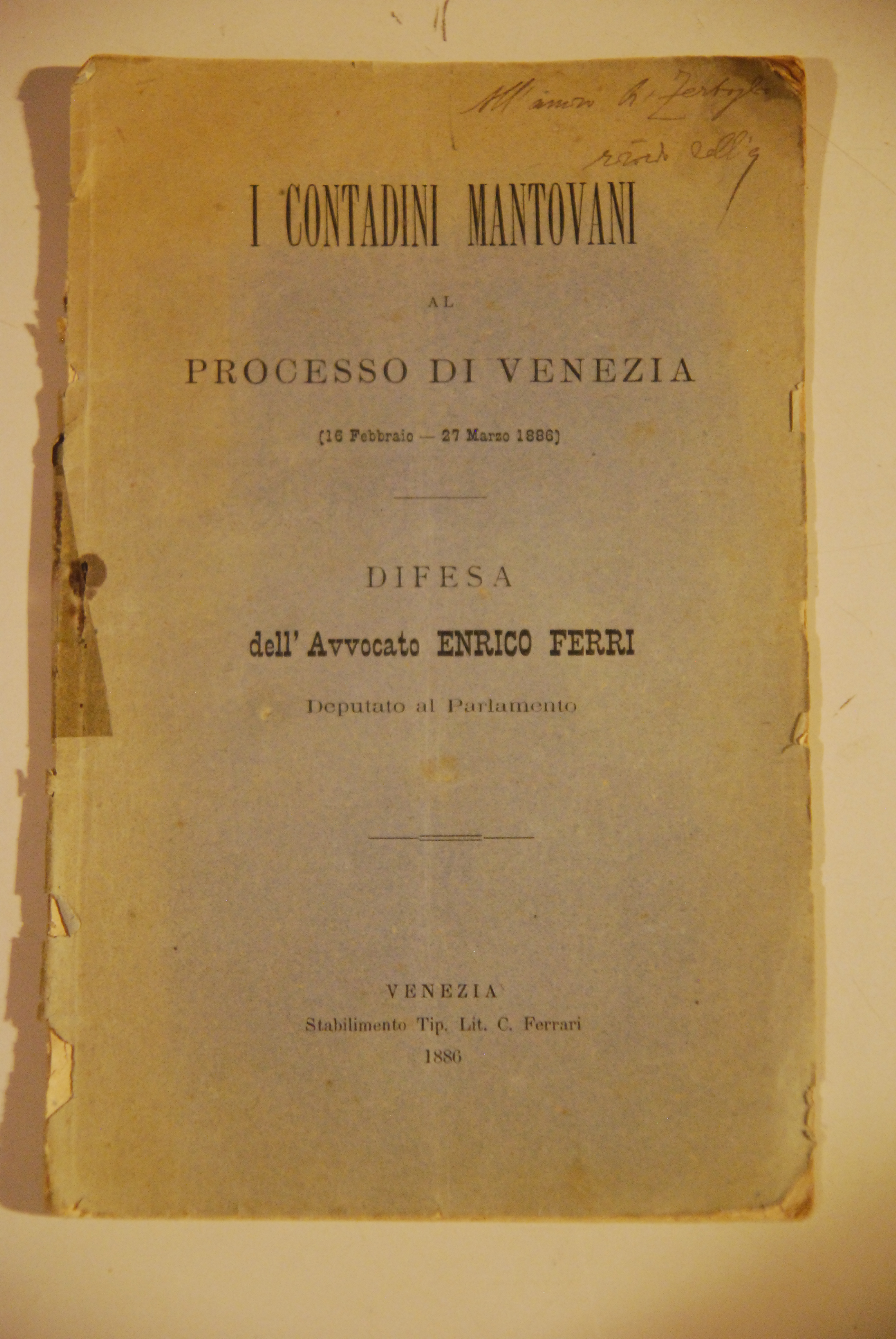 difesa dell'avv. enrico ferri