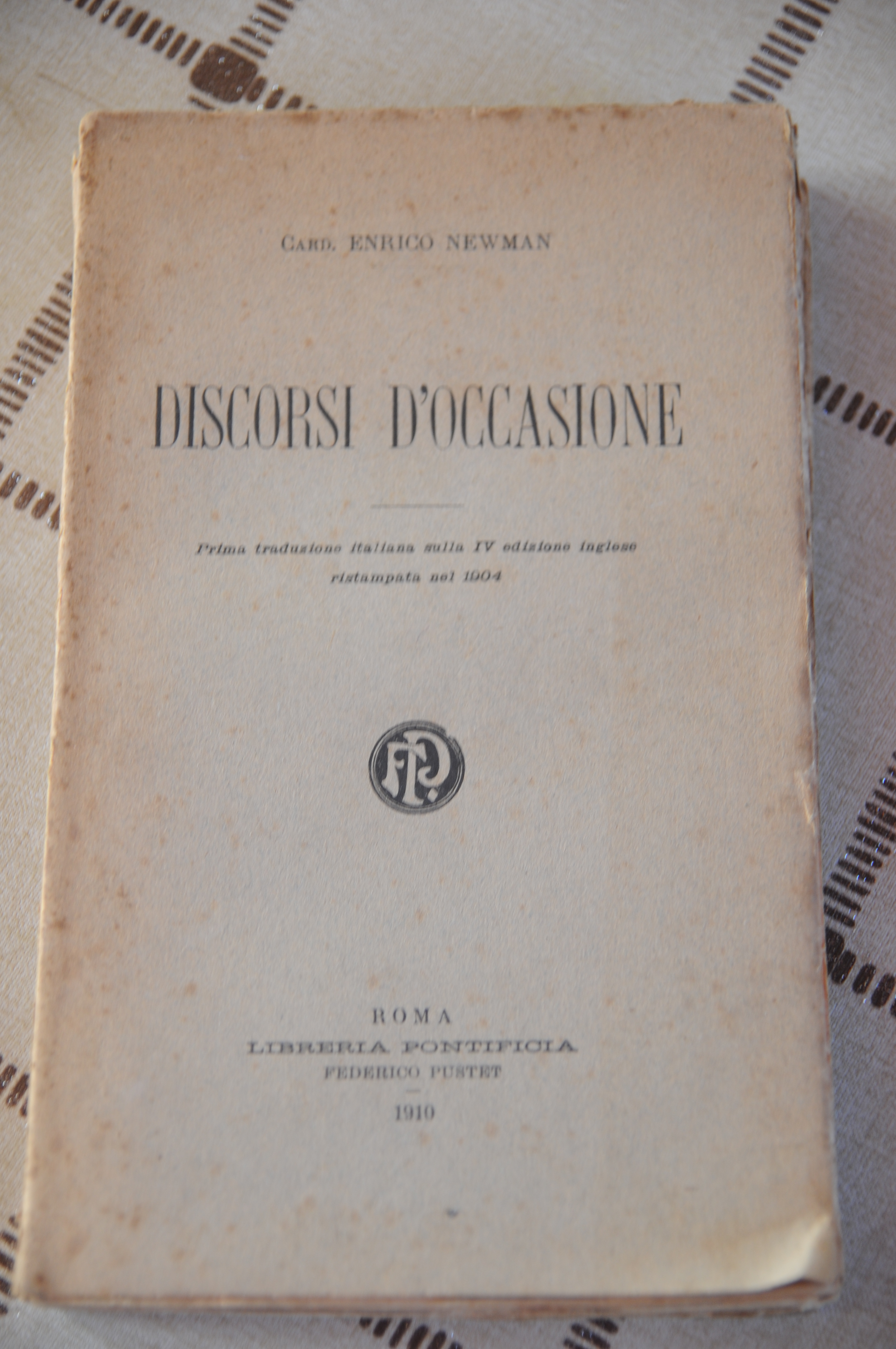 discorsi d'occasione NUOVO