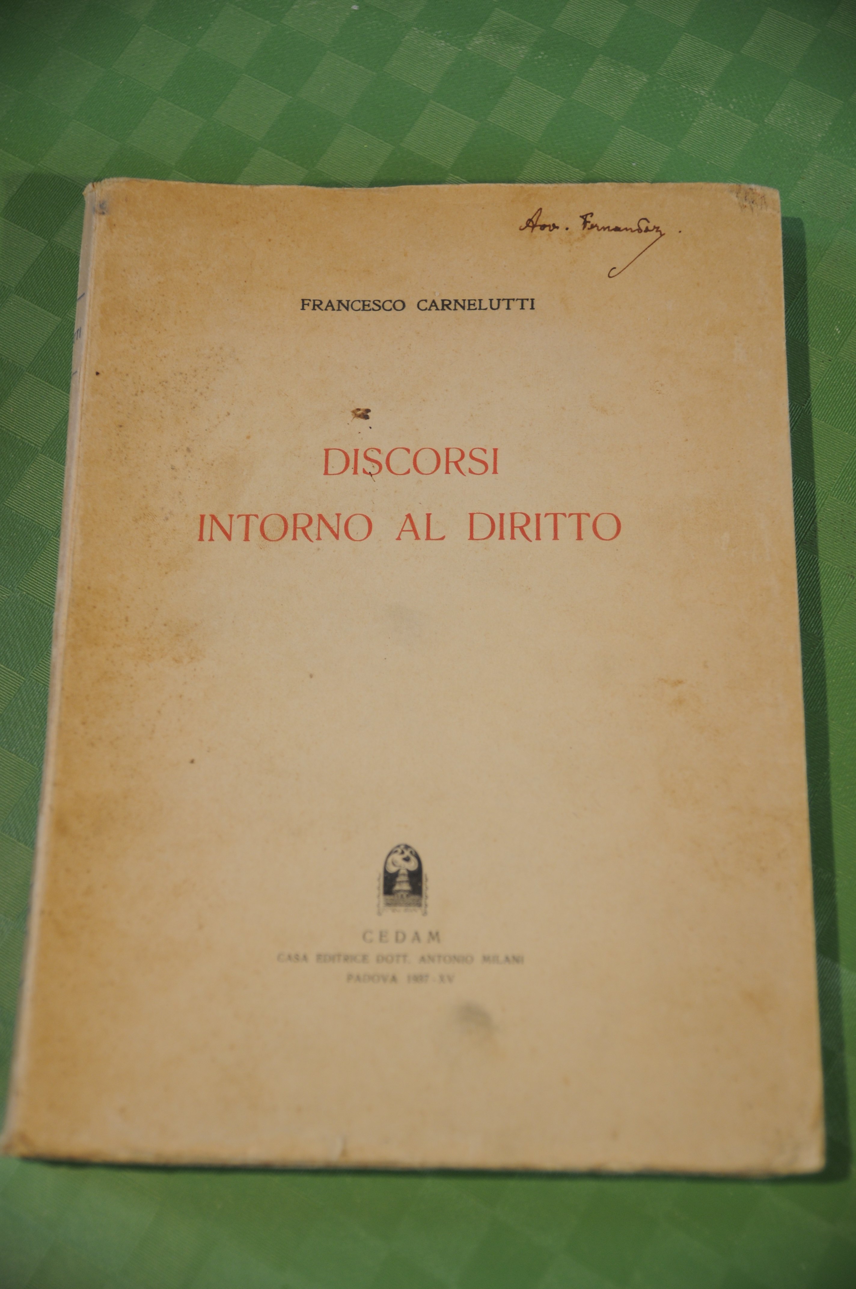 discorsi intorno al diritto