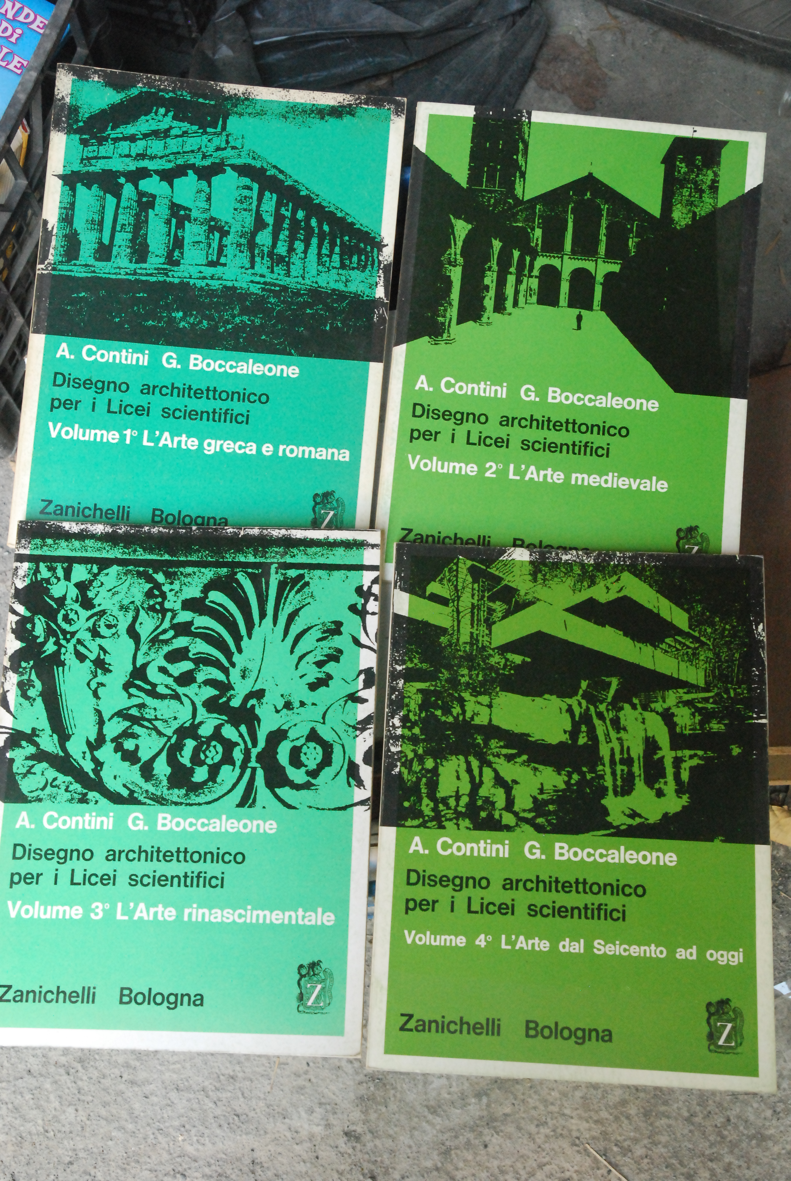 disegno architettonico per i licei scientifici vol. 1,2,3,4 NUOVI