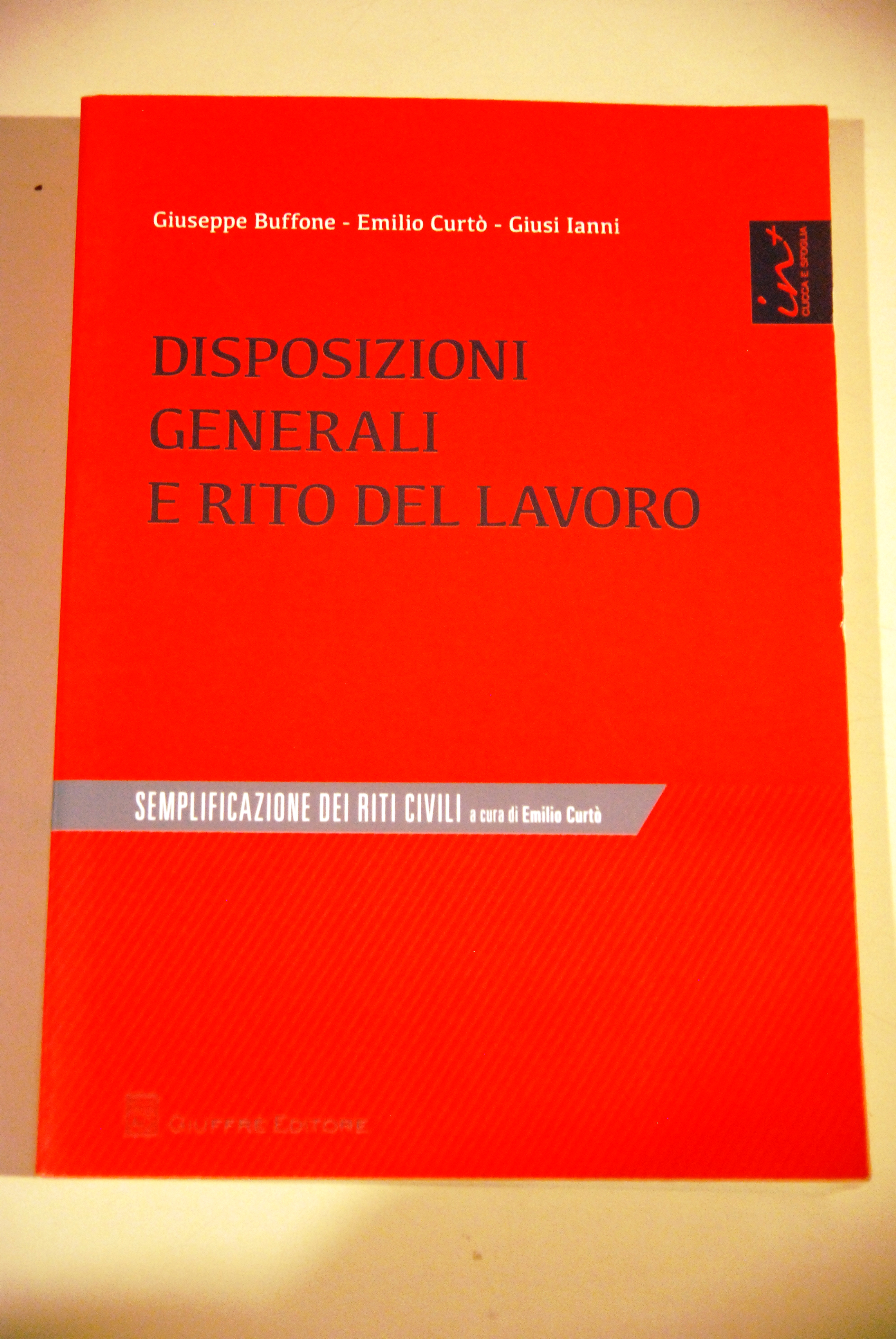 disposizioni generali e rito del lavoro