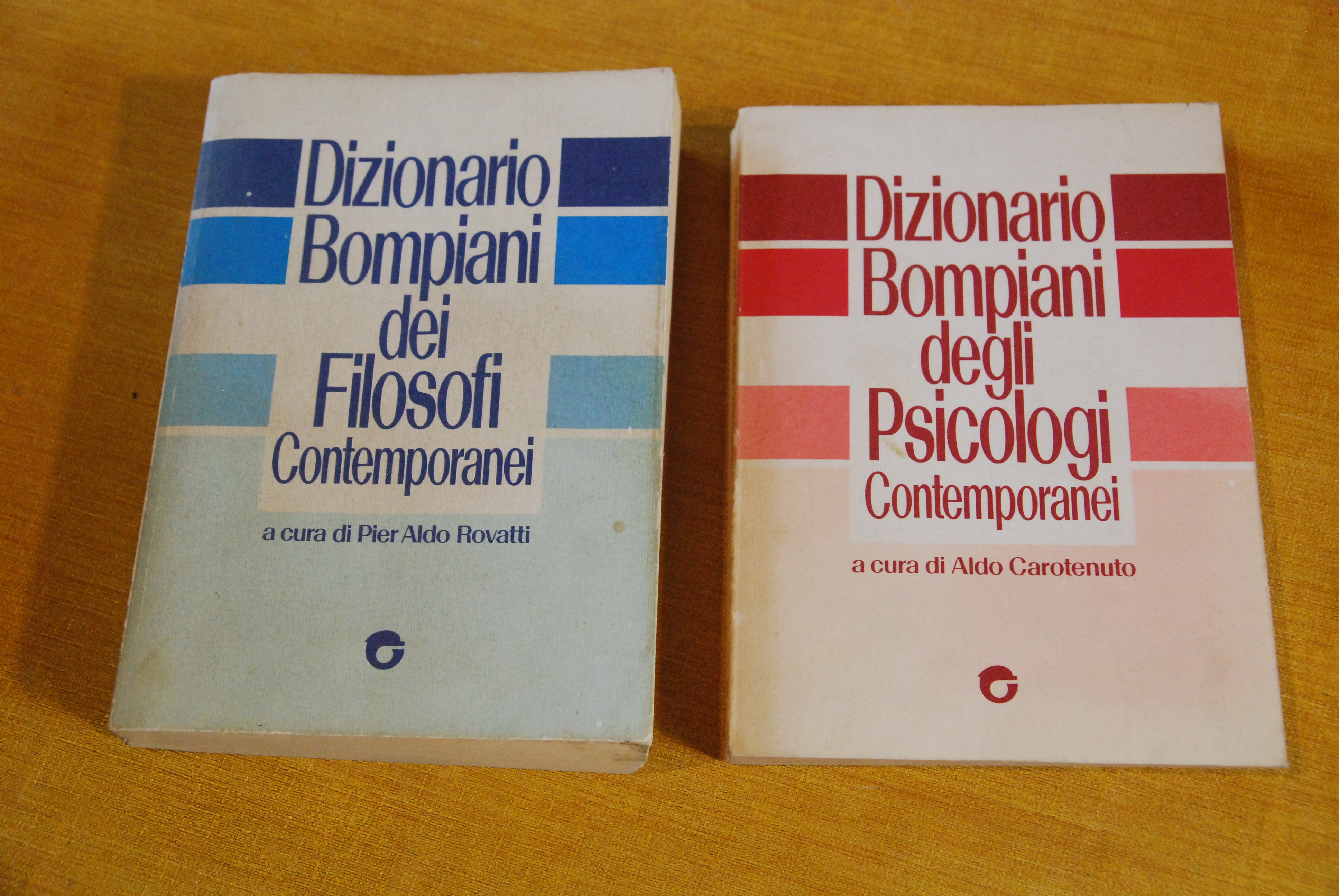 dizionario bompiani dei filosofi e degli psicologi contemporanei 2 voll.