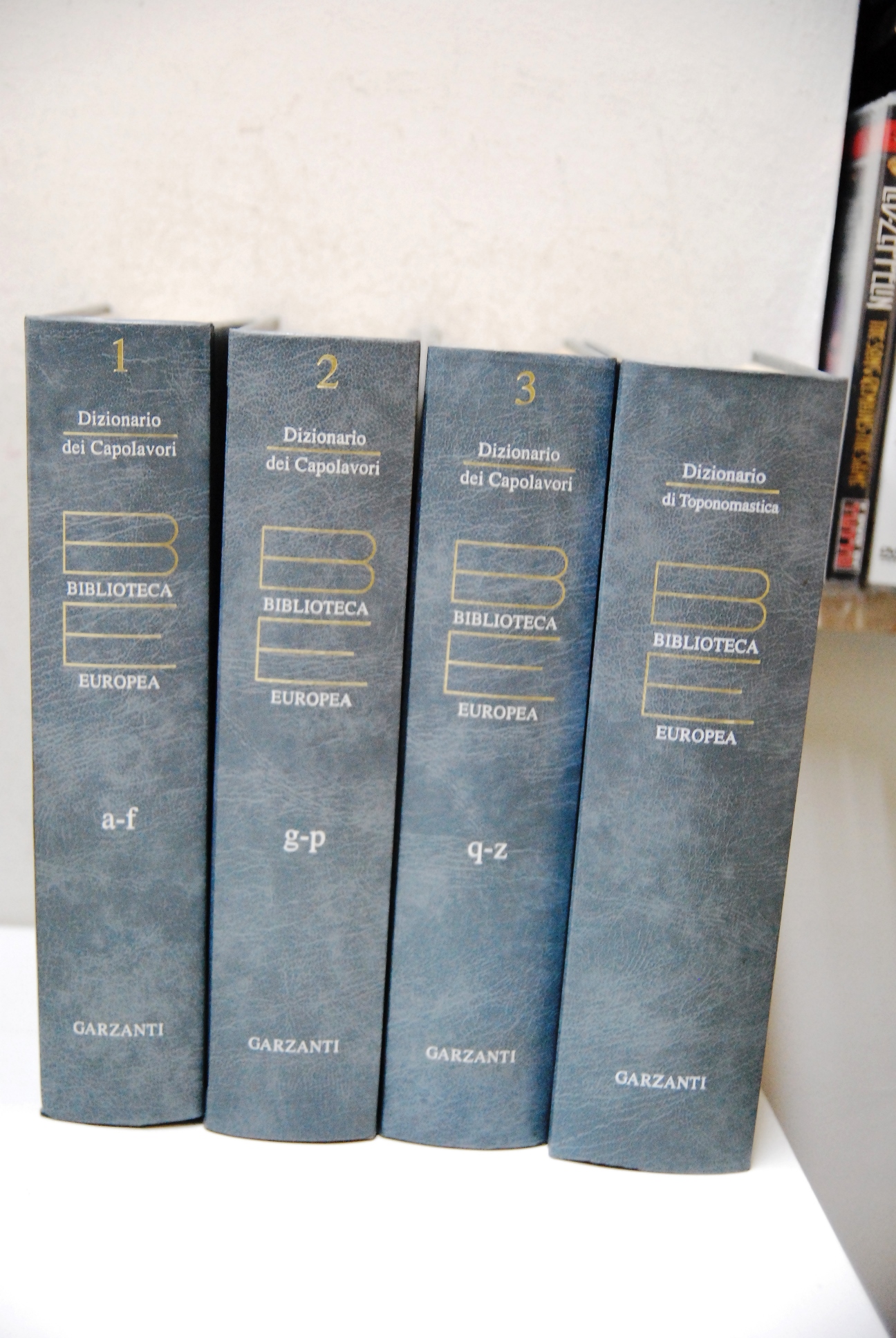 Dizionario dei capolavori di toponomastica 4 voll. Cpl.