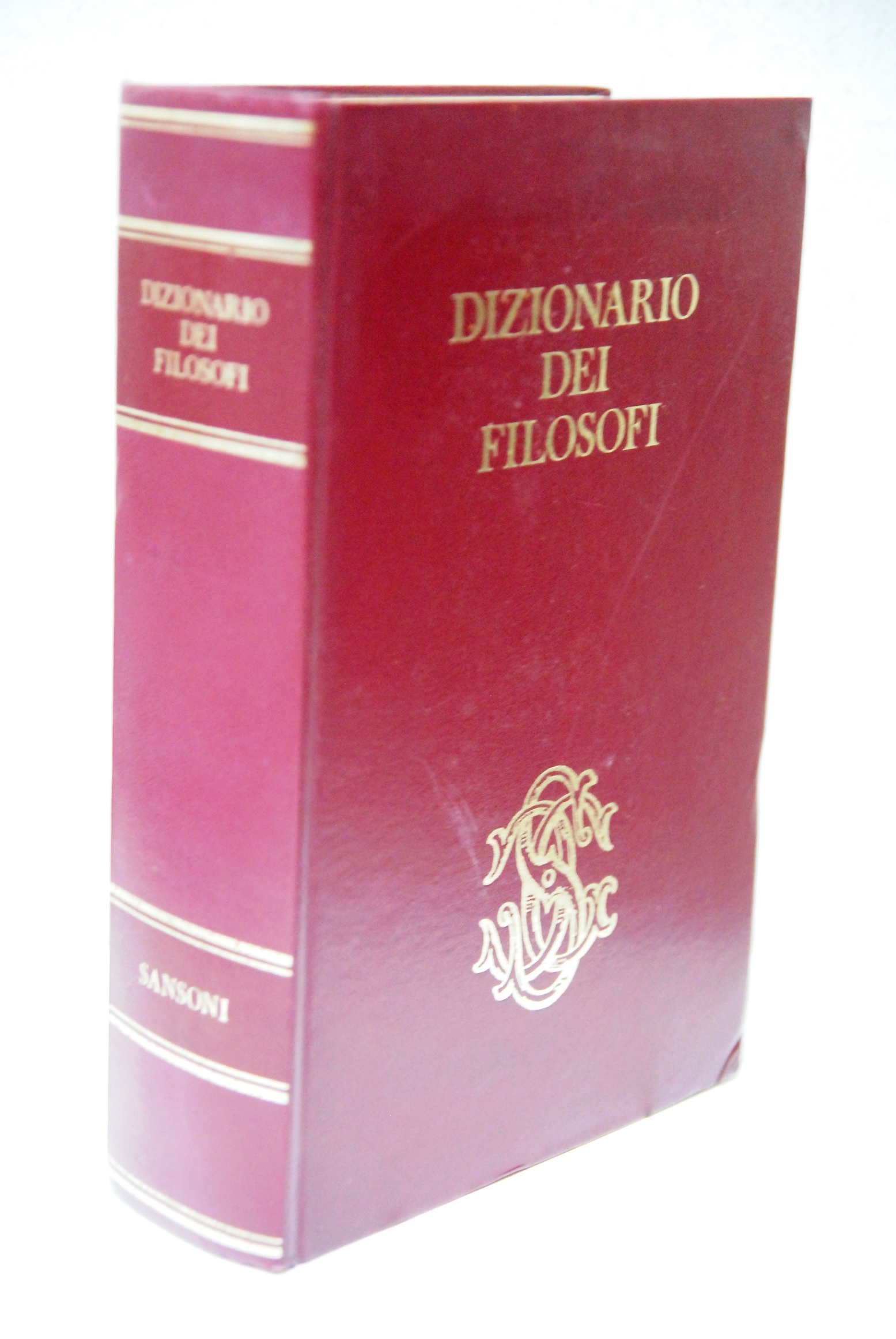 dizionario dei filosofi (leggermente ingiallito)